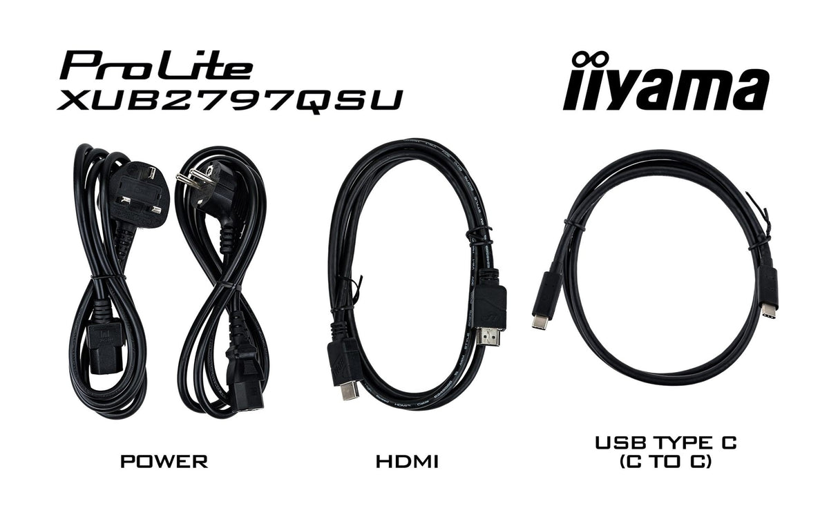 IIYAMA XUB2797QSU-W2 27inch 2560x1440 300cd/m2 1ms HDMI DP USB