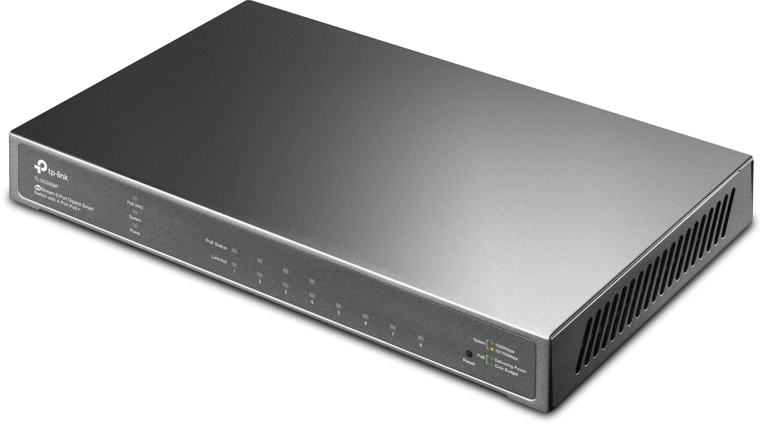 JetStream 8-Port Gigabit Smart Switch