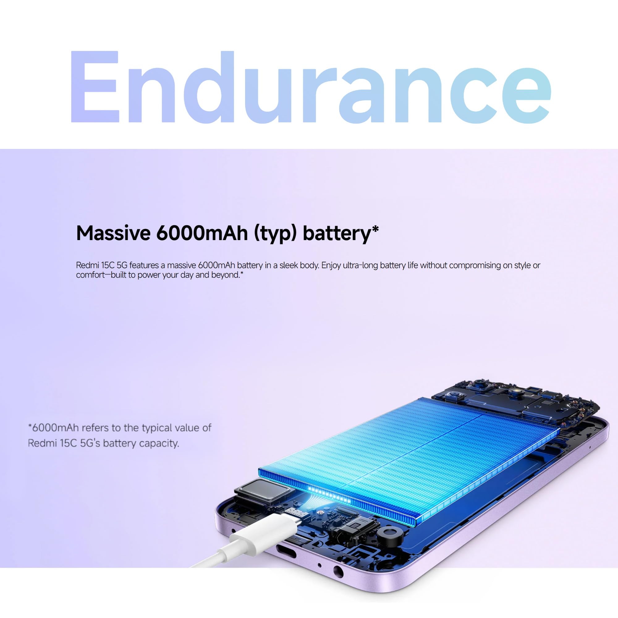 Xiaomi Redmi 15C 5G (6.9'' - 128 Go, 4 Go RAM) Vert