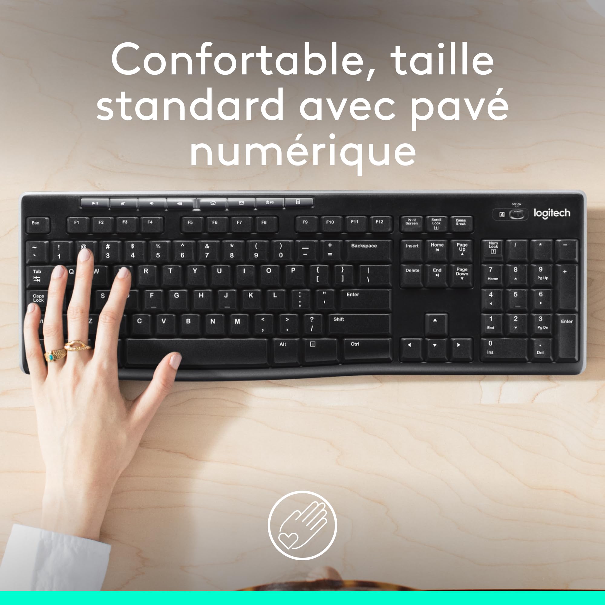 LOGITECH K270 Wireless Keyboard (FRA)