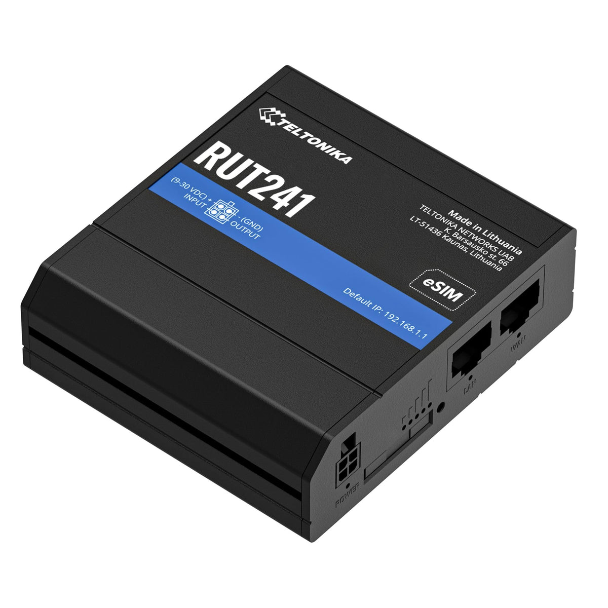 TELTONIKA NETWORKS RUT241 eSIM 4G/LTE/3G/2G EMEA router