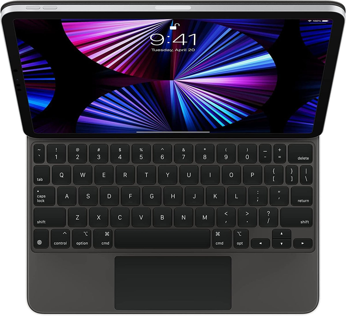 Apple Magic Keyboard - Clavier AZERTY Pour iPad Pro 11 - Noir