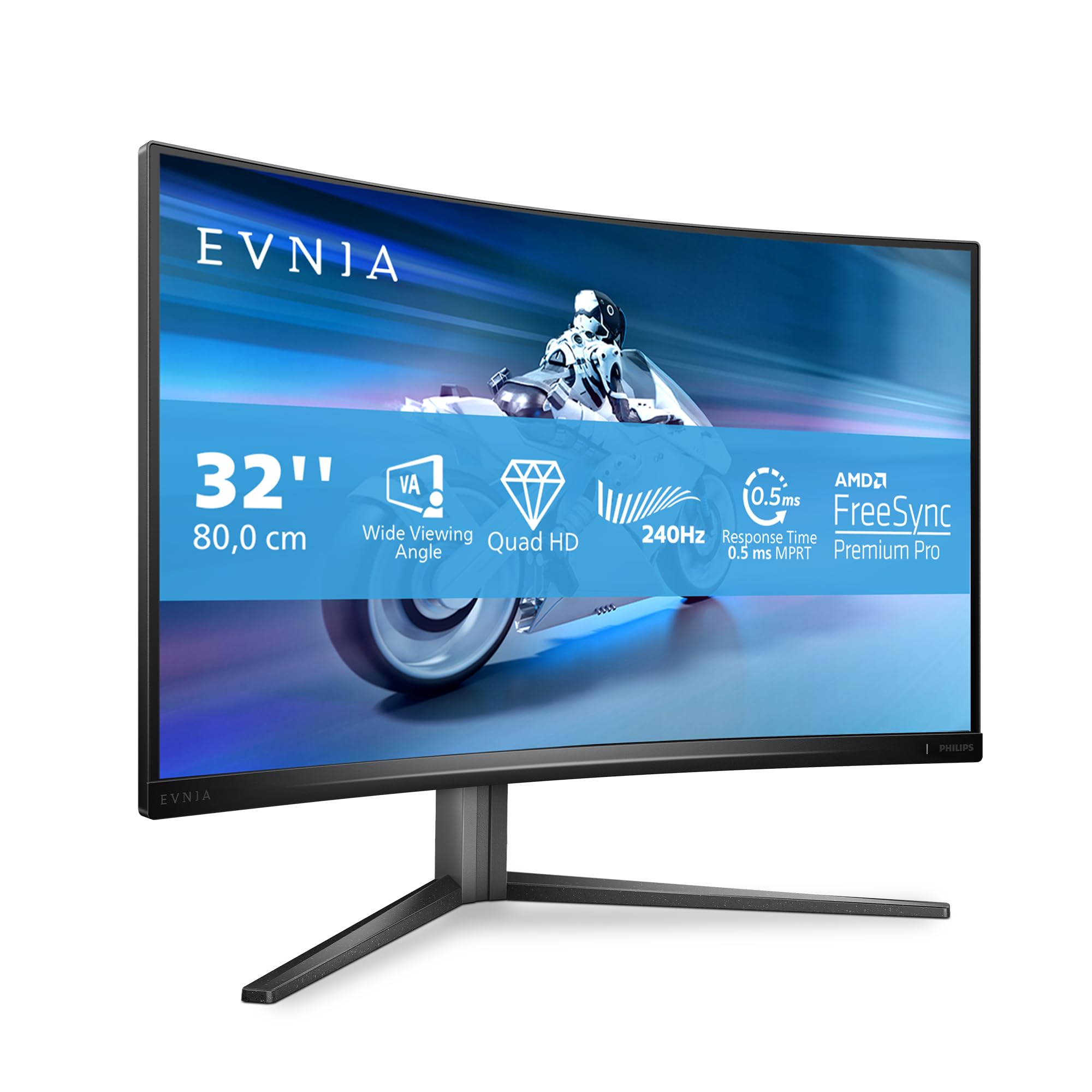 PHILIPS 32M2C5500W/00 31.5p VA 2560x1440 16:9 2xHDMI DP USB Gray