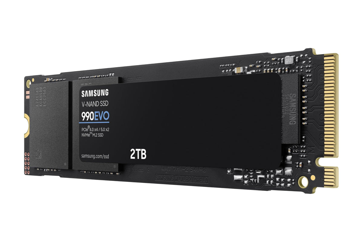 SSD SAMSUNG SERIE 990 EVO M.2 2To 2280 PCIe 4.0 x4 / 5.0 x2 NVMe 2.0 Lecture 500