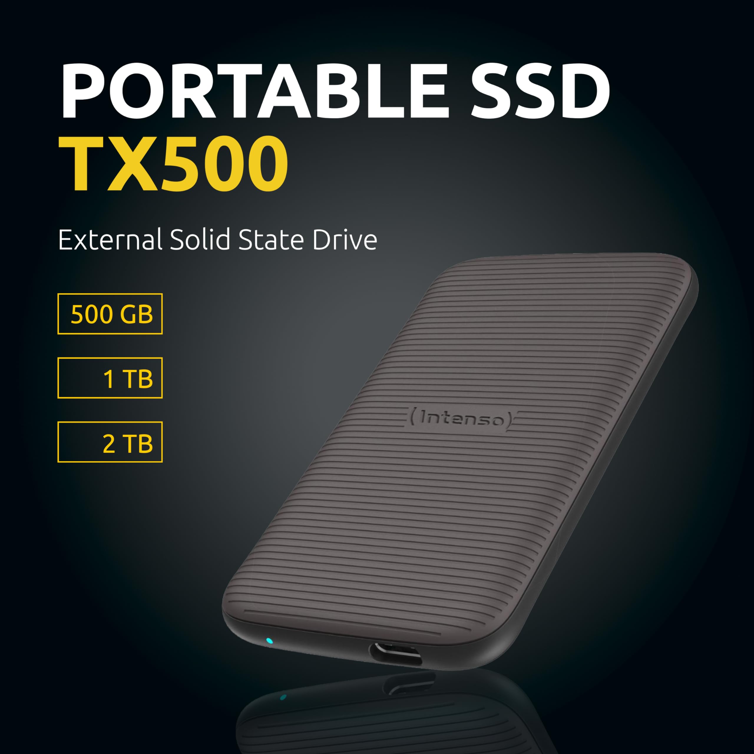 INTENSO SSD Externe TX500 500 Go