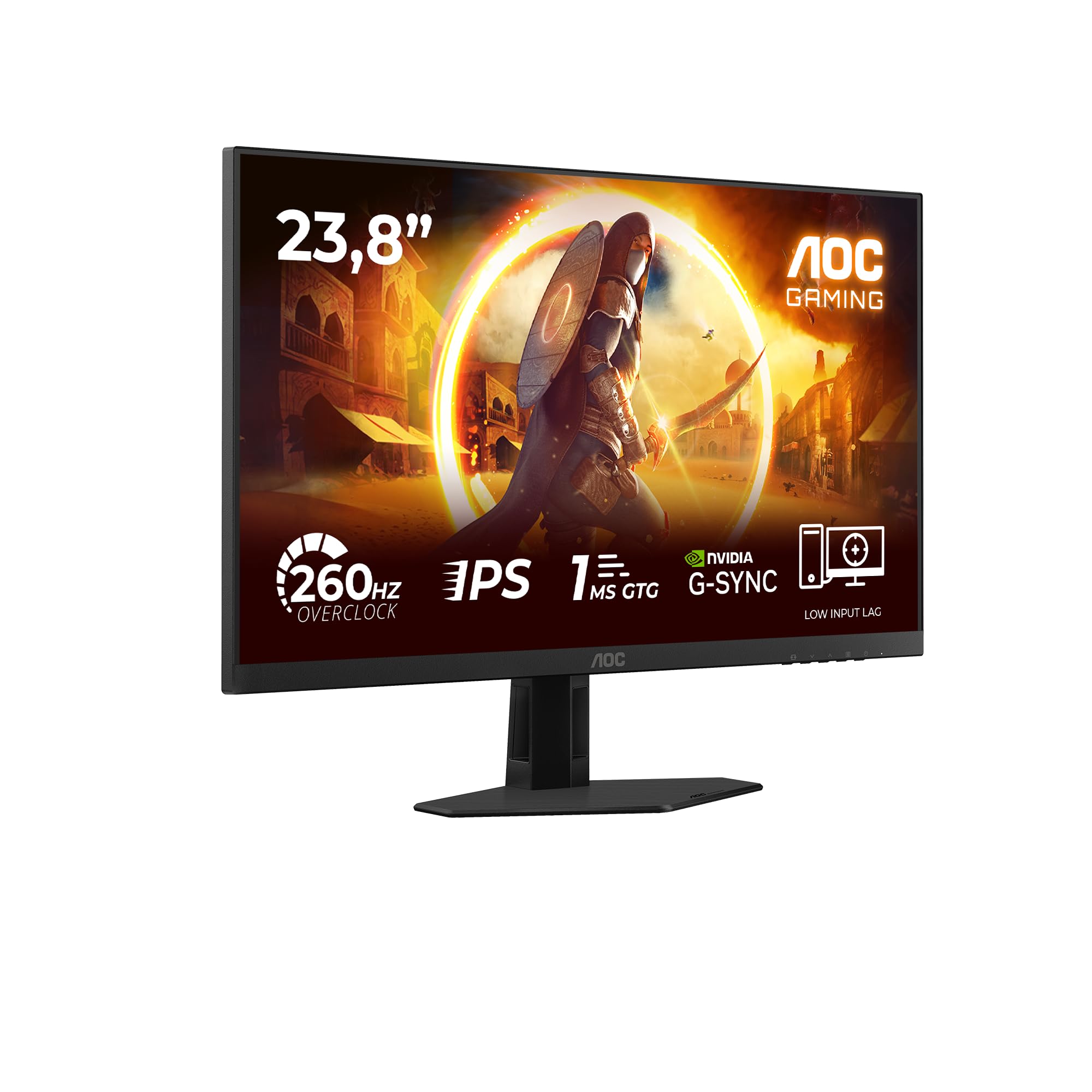AOC 24G4ZRE Gaming 23.8p 16:9 Fast IPS 260Hz 1920x1080 HDMI 2.0 DP 1.4