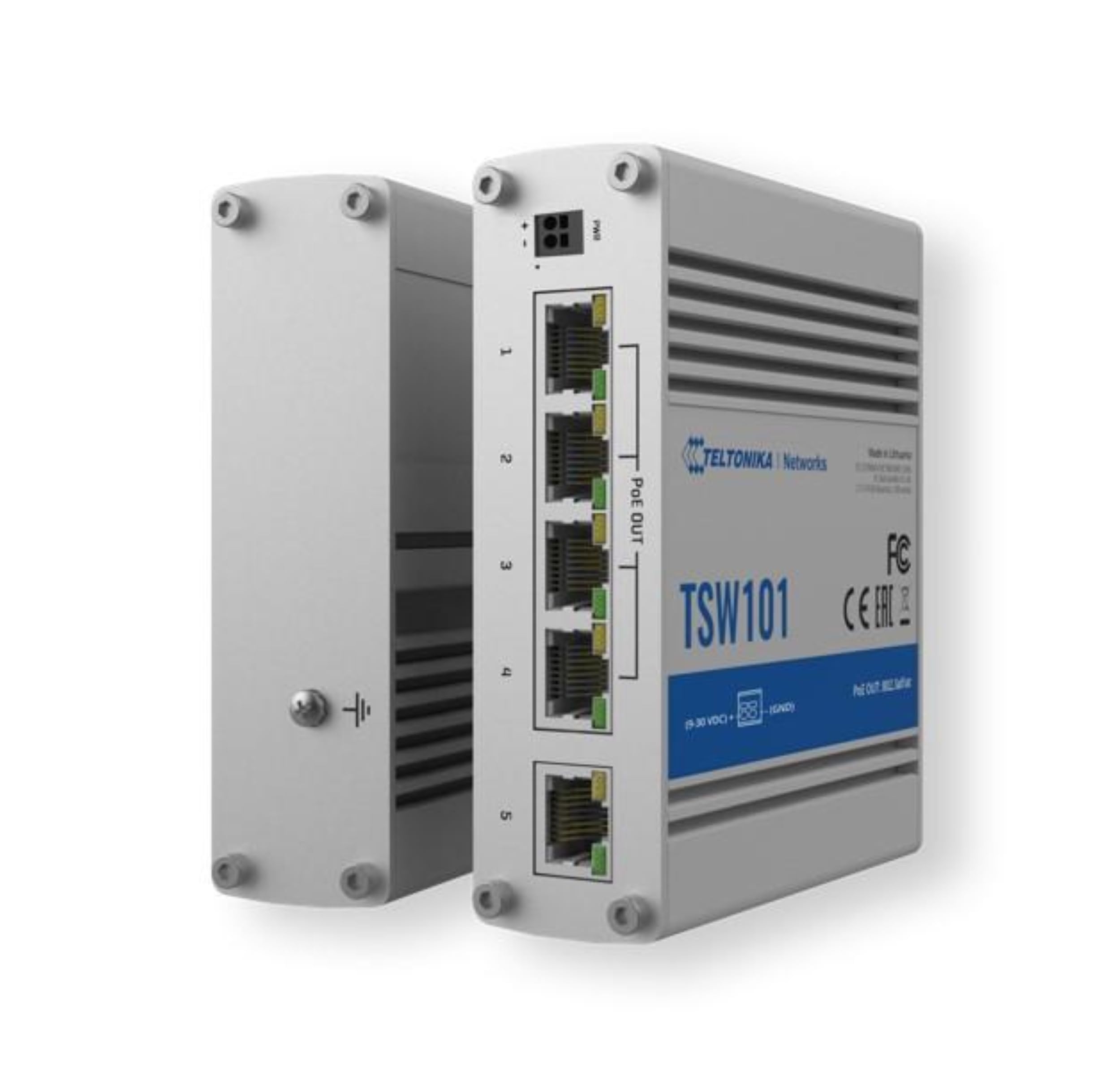 TELTONIKA NETWORKS TSW101 Automotive PoE+ Gigabit ethernet switch