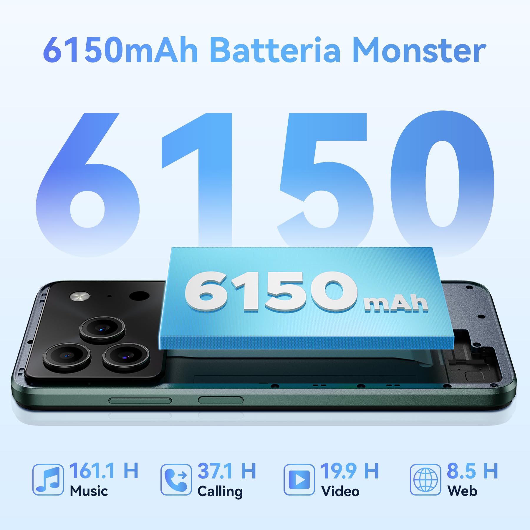 Doogee Note 56 Pro (6.56'' - 128 Go, 4 Go RAM) Noir