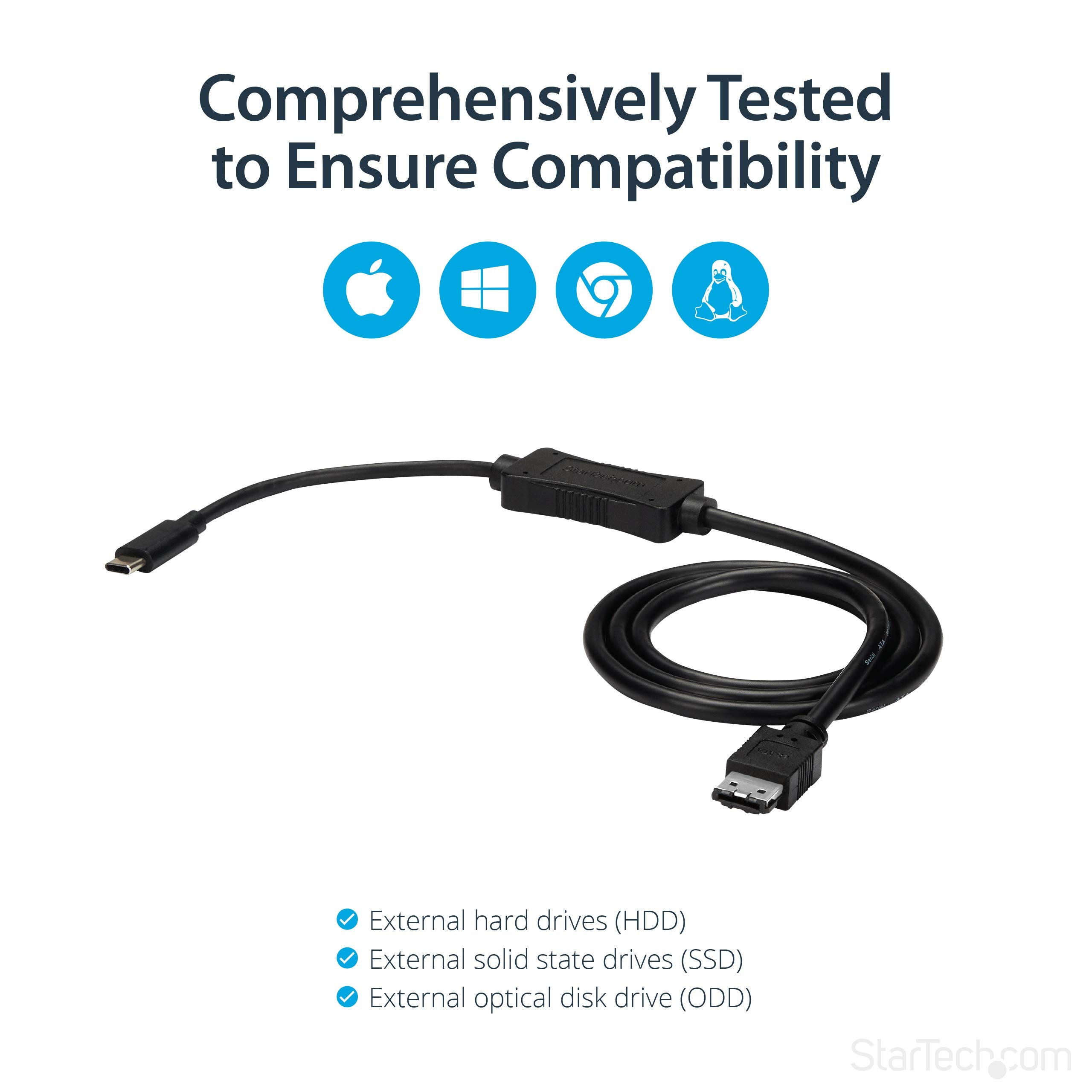 Startech Cable USB C to eSATA - USB
