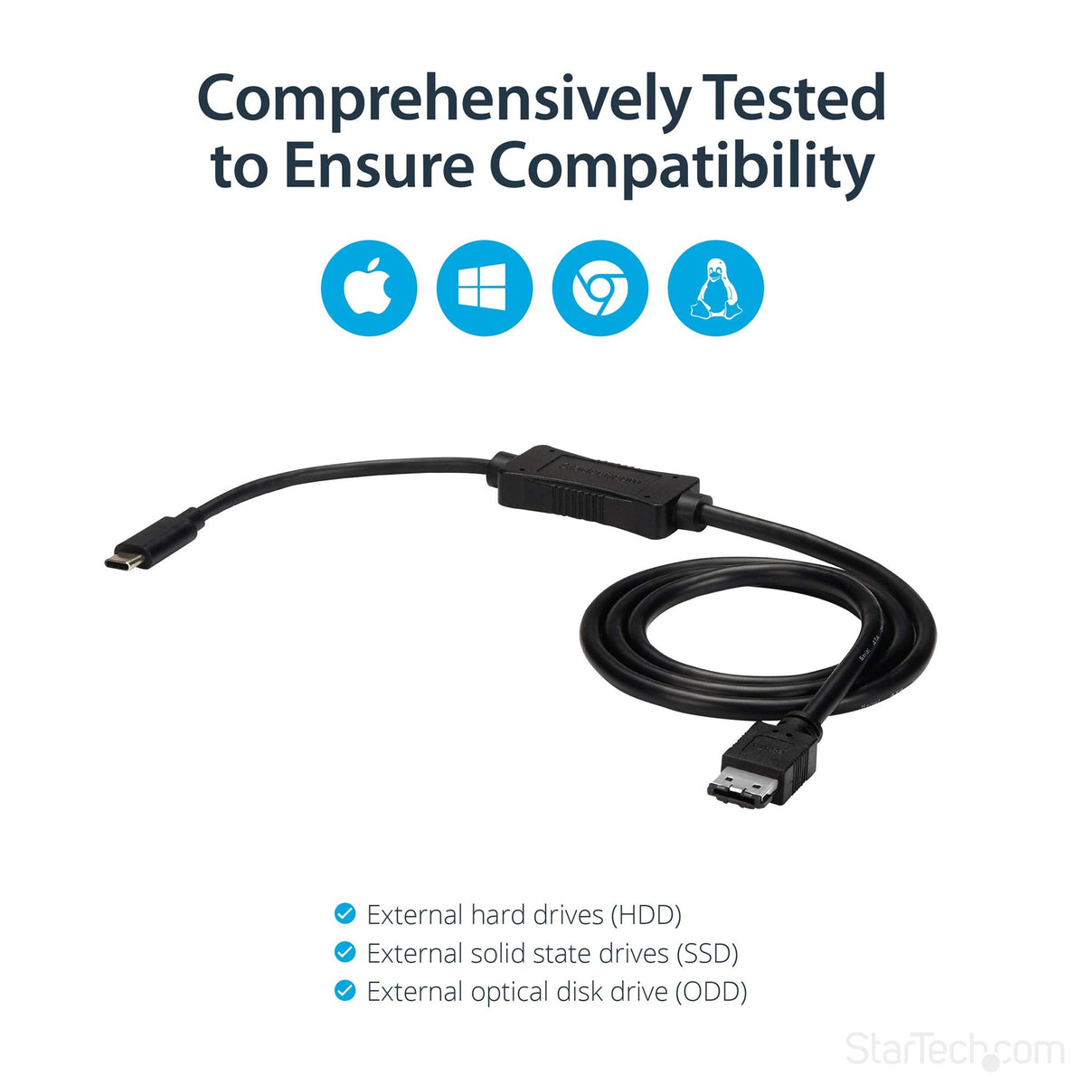 Startech Cable USB C to eSATA - USB