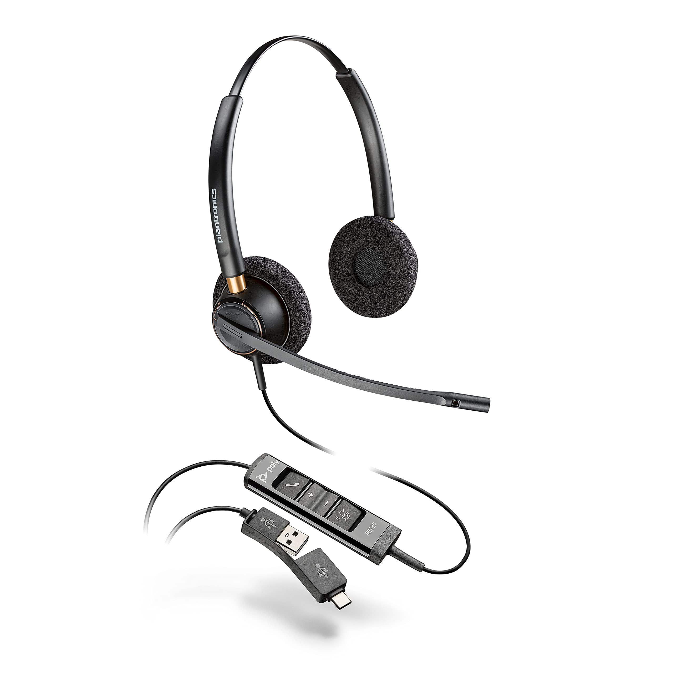 Poly EP 525 USB-A Stereo Headset