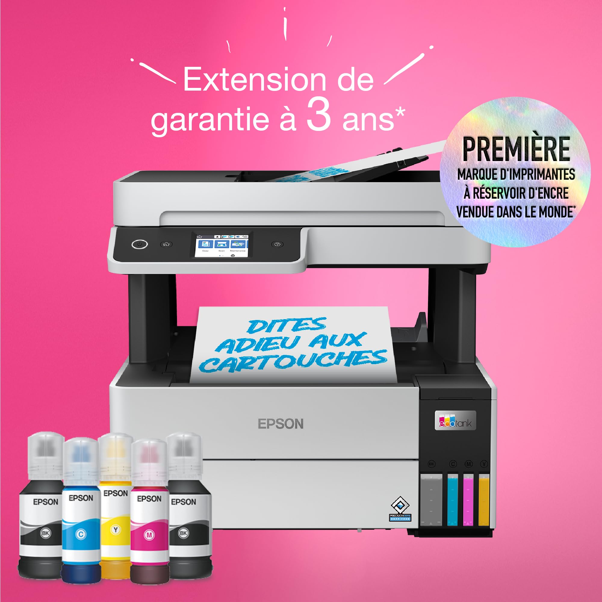 EPSON EcoTank ET-5150 MFP colour ink-jet A4 17.5ppm print 250 sheets USB LAN Wi-Fi