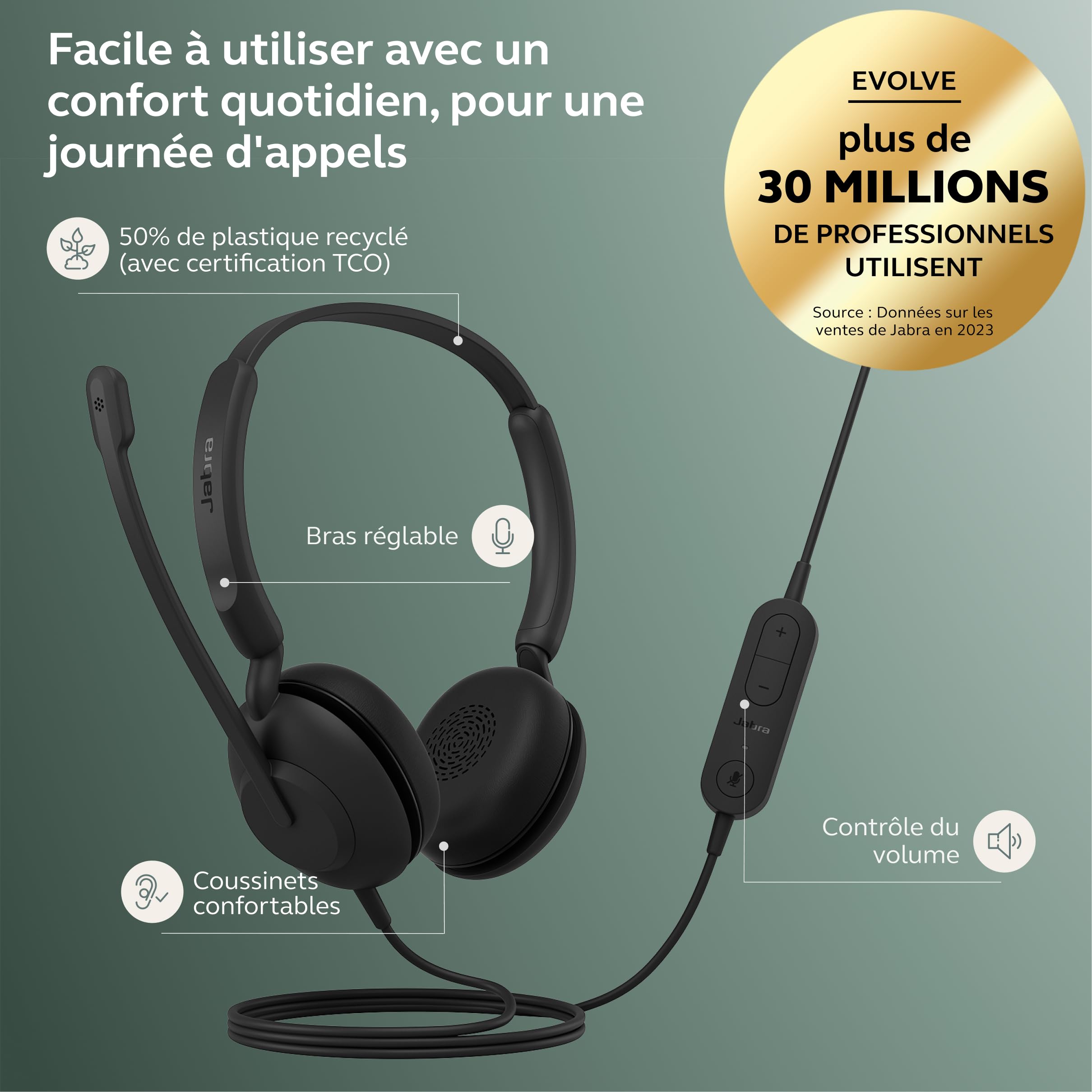 Jabra Evolve 10 USB-A Stereo