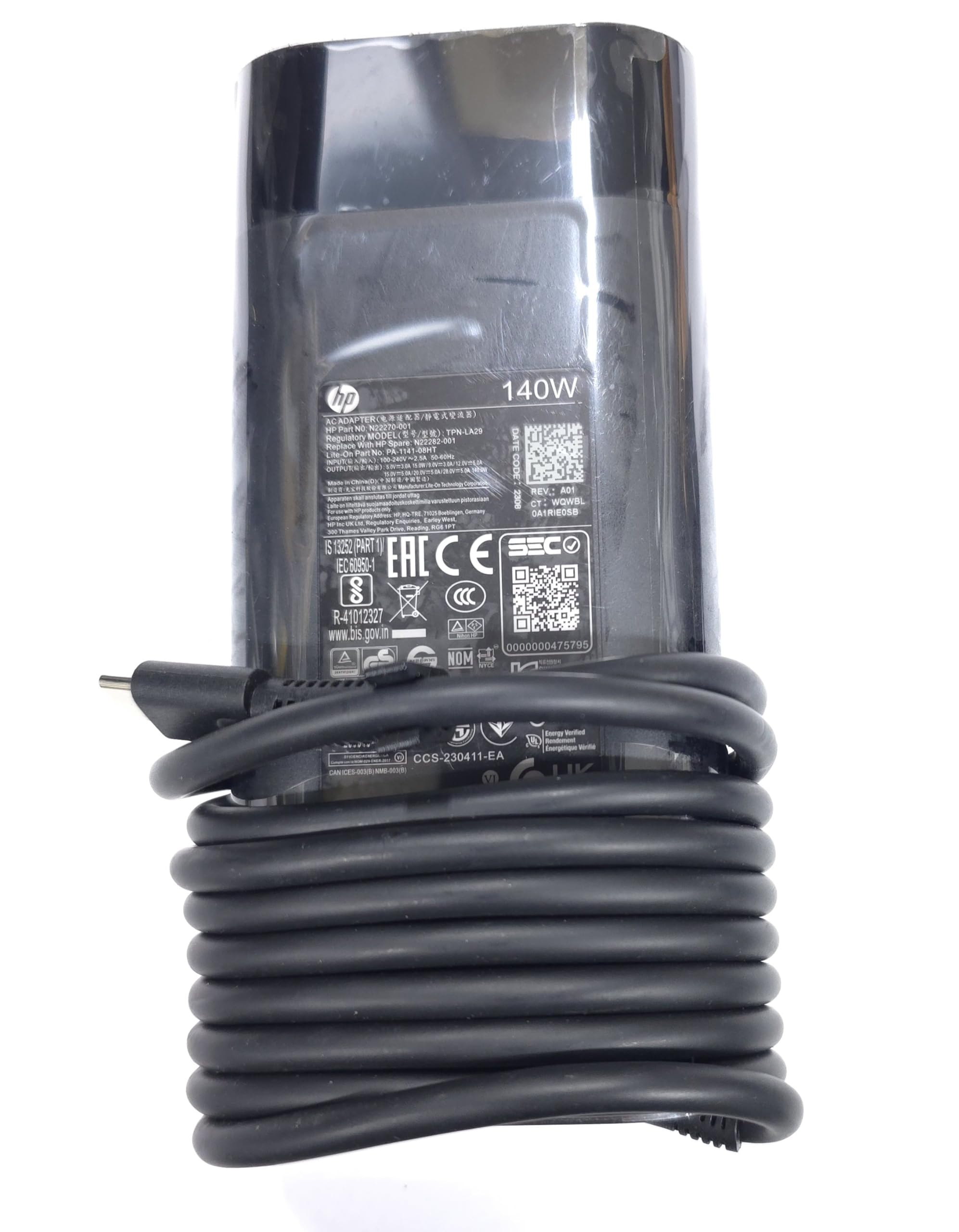 HP USB-C 140W Laptop Charger (EU)