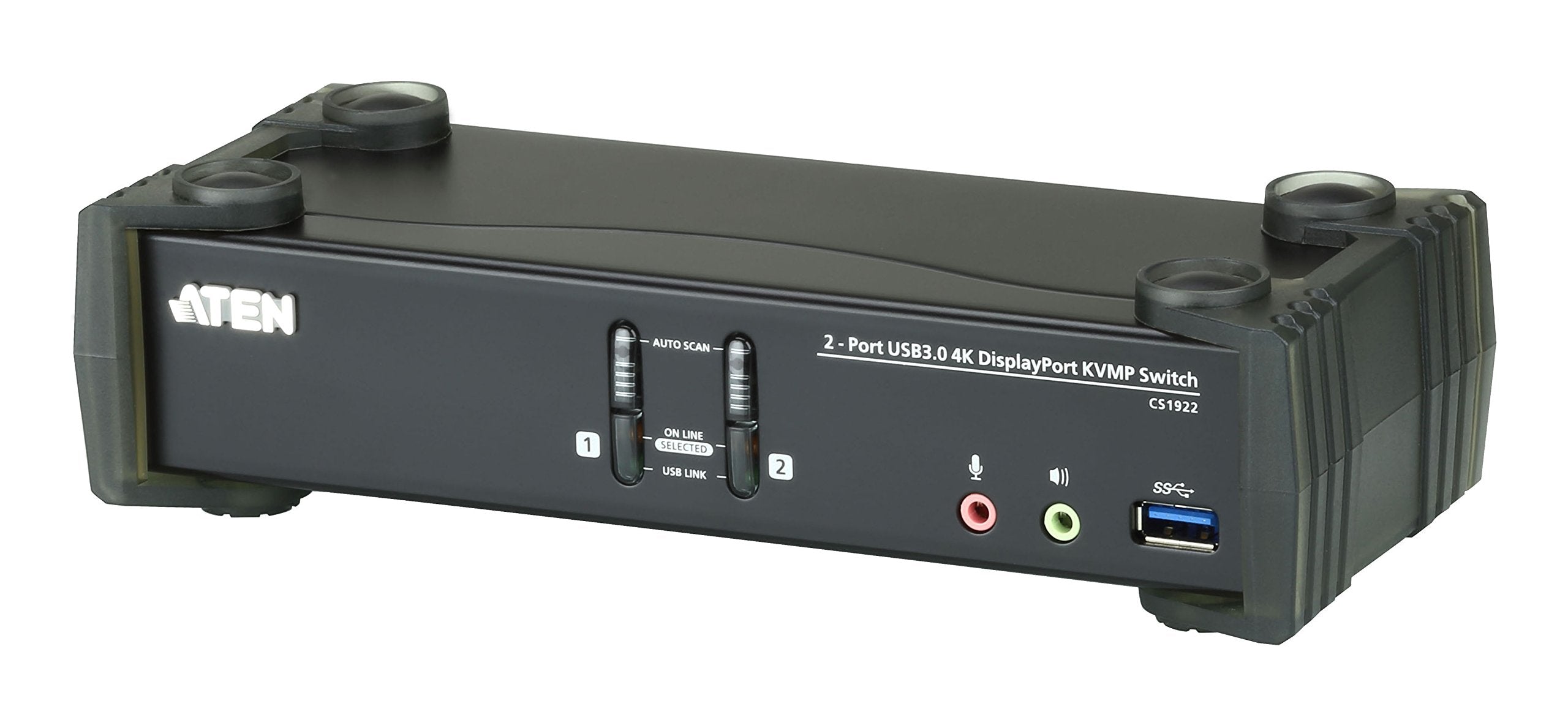 ATEN CS1922 commutateur écran, clavier et souris Noir