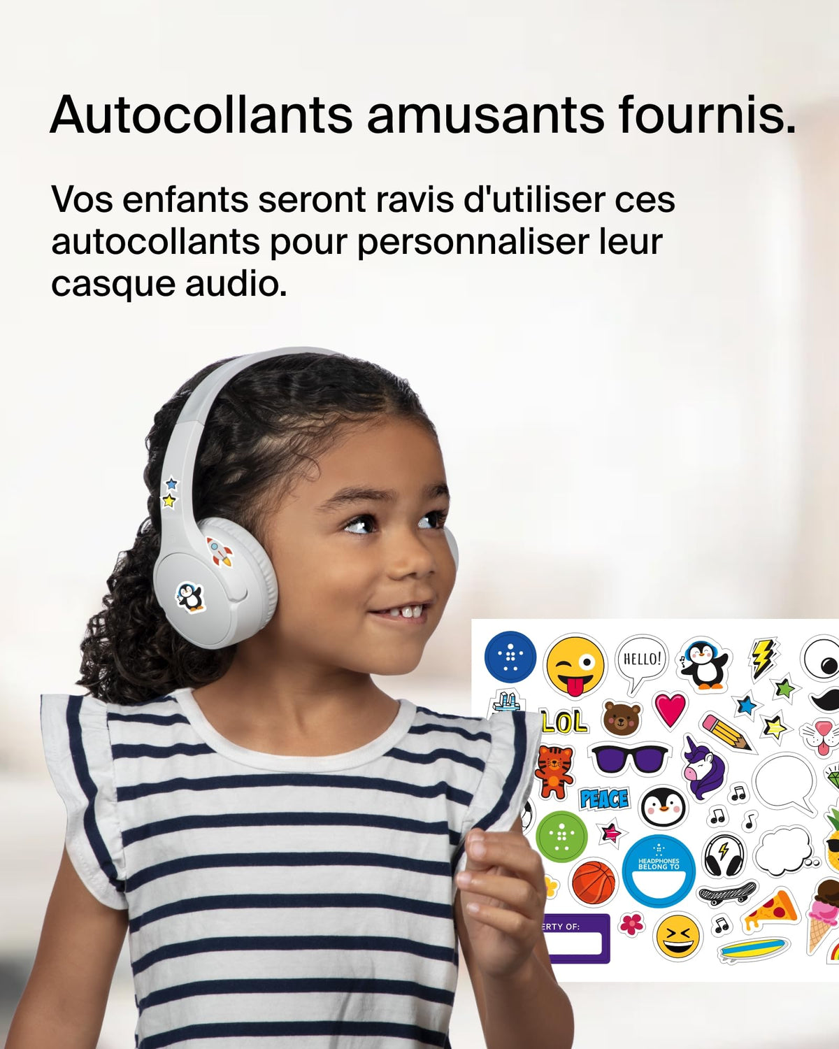 BELKIN Soundform Mini Kids Headphones White