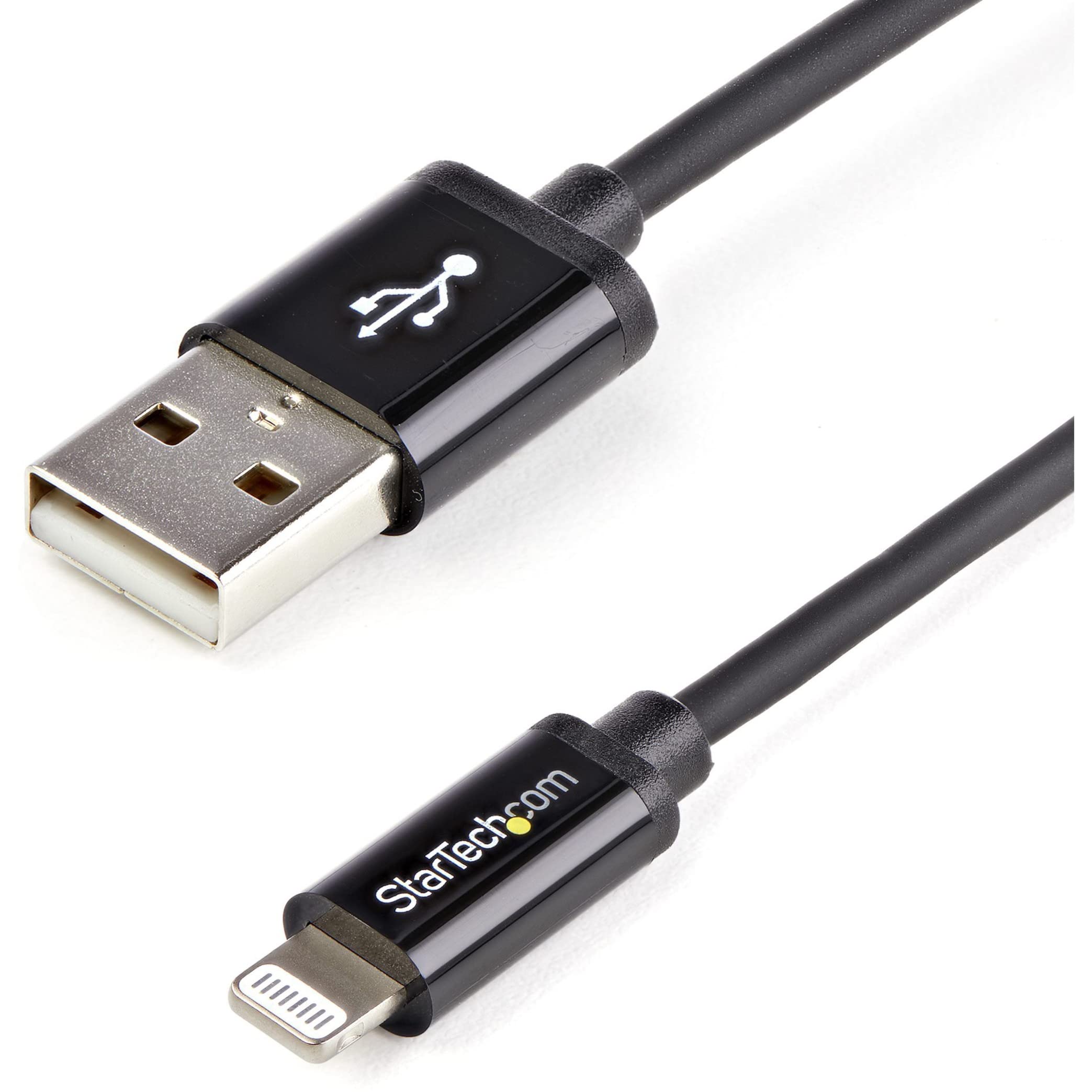 2m Black 8-pin Lightning to USB Cable