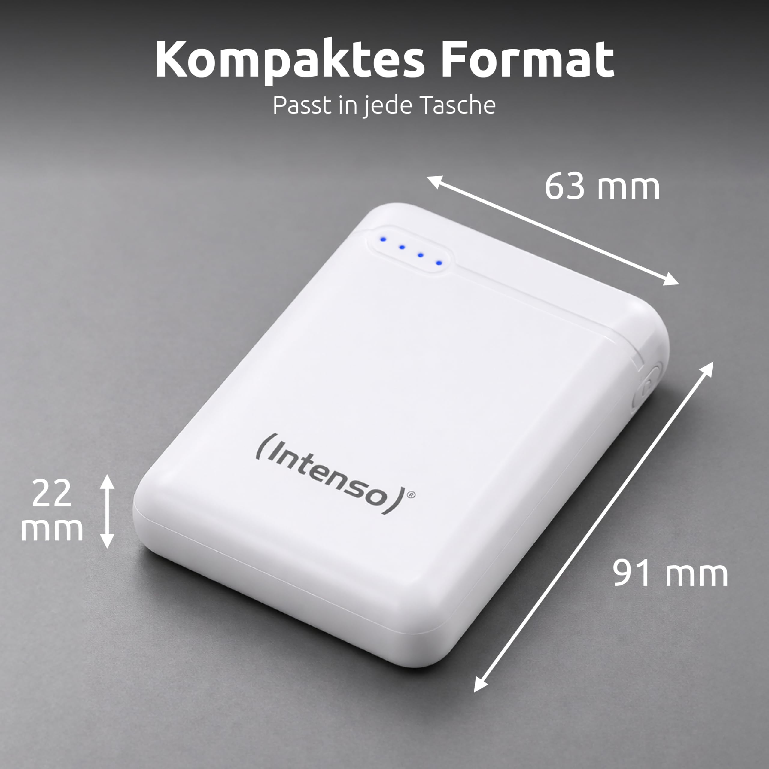 INTENSO PowerBank XS10000 USB / Type-C -10000 mAh blanc