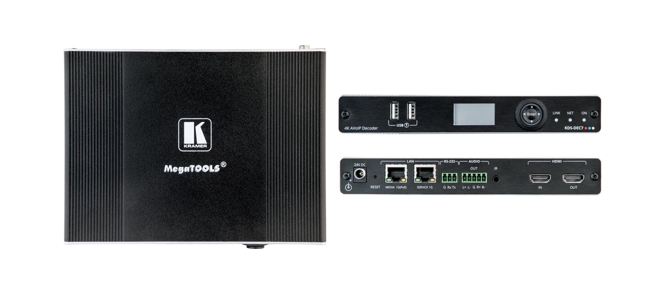 Kramer 1G 4K@60 4:2:0 Decoder of KDS-6X product family
