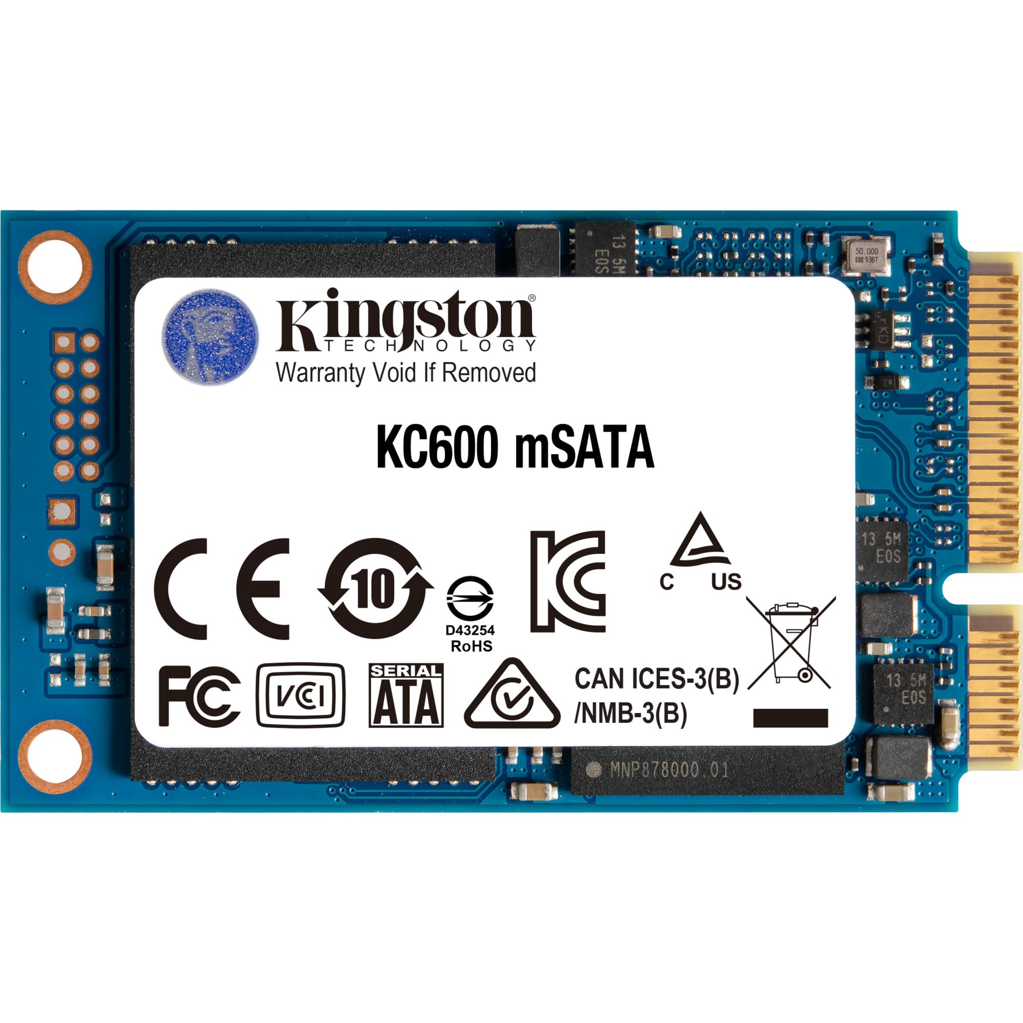 KINGSTON KC600 1024Go SATA3 mSATA SSD