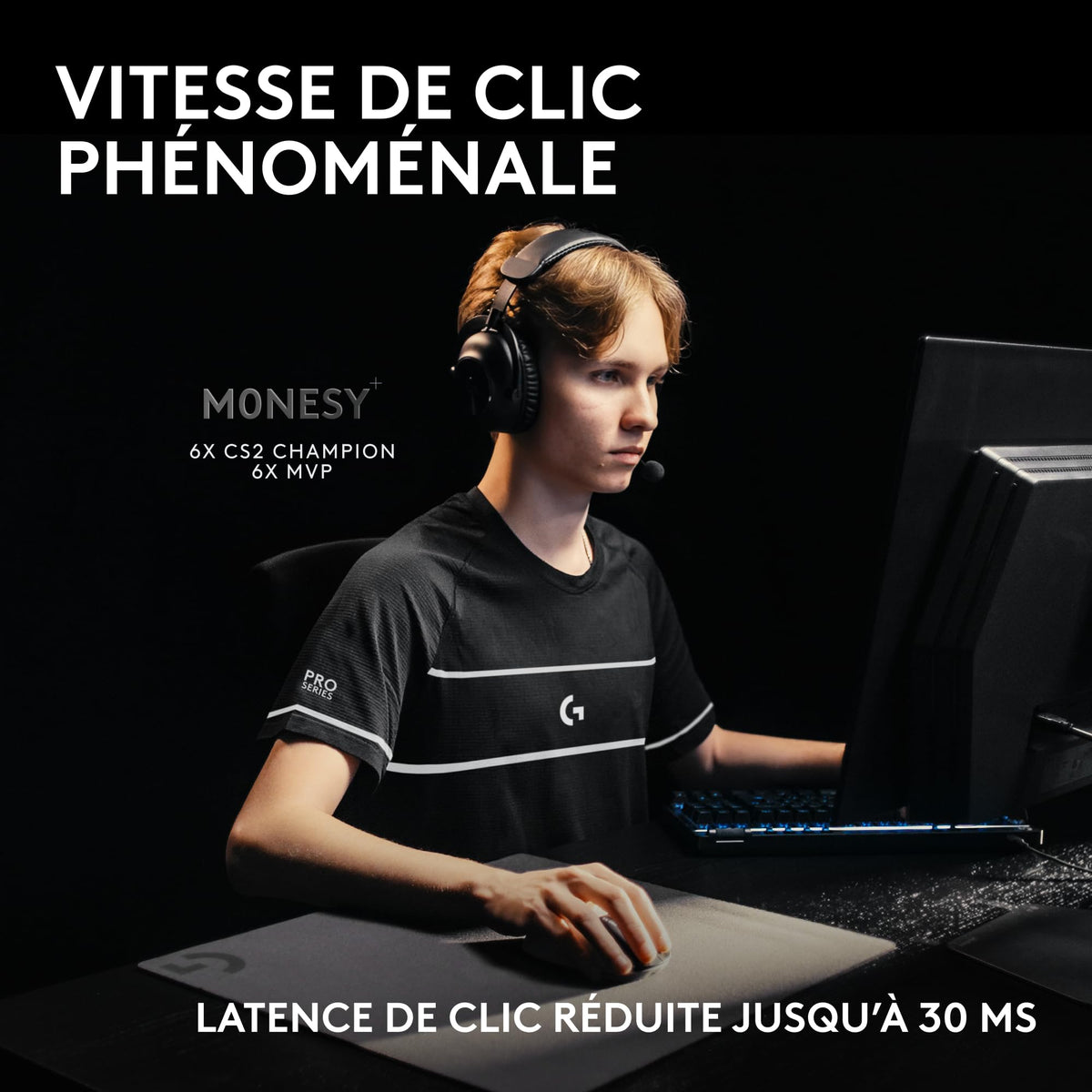LOGITECH PRO X2 SUPERSTRIKE - LUNAR ECLIPSE