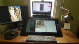 WACOM Écran interactif Cintiq Pro 24 - Écran UHD 24" + Stylet Pro Pen 2- Noir