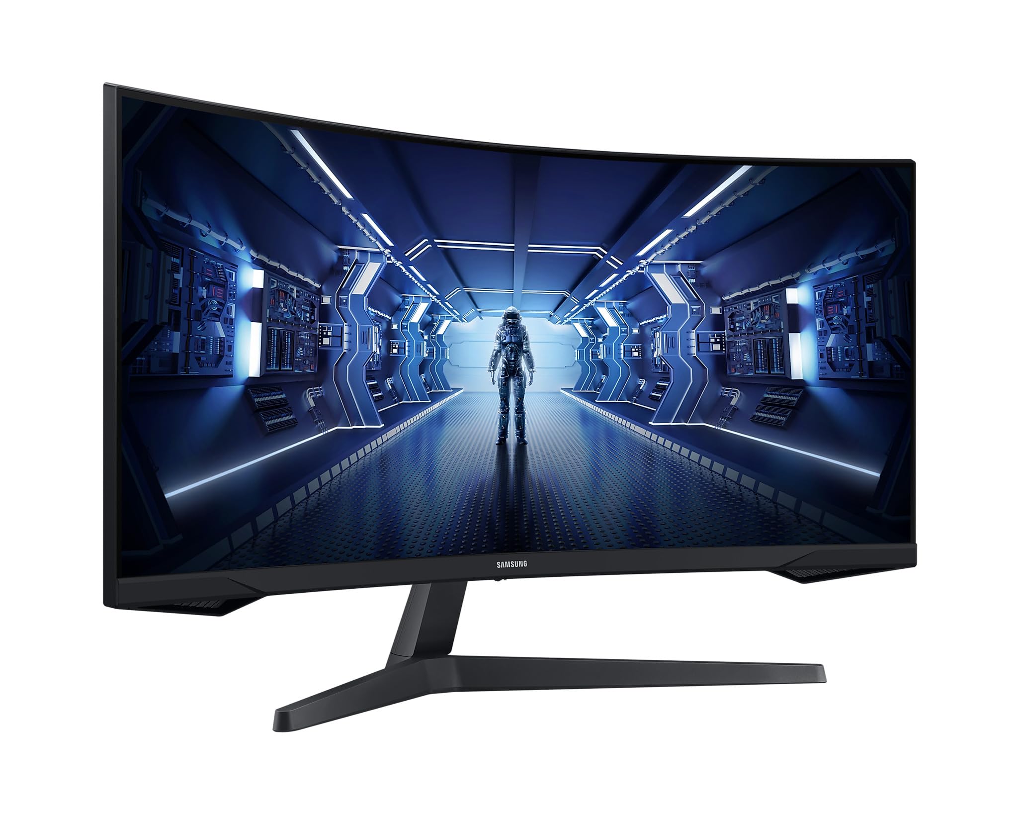 SAMSUNG ODYSSEY G5 - LC34G55T 34p 165Hz - Ecran gaming incurvé - UWQHD 3440x1440 - VA - 1ms - HDR10 - 250cd/m² - 2500 : 1 - HDMI- DP