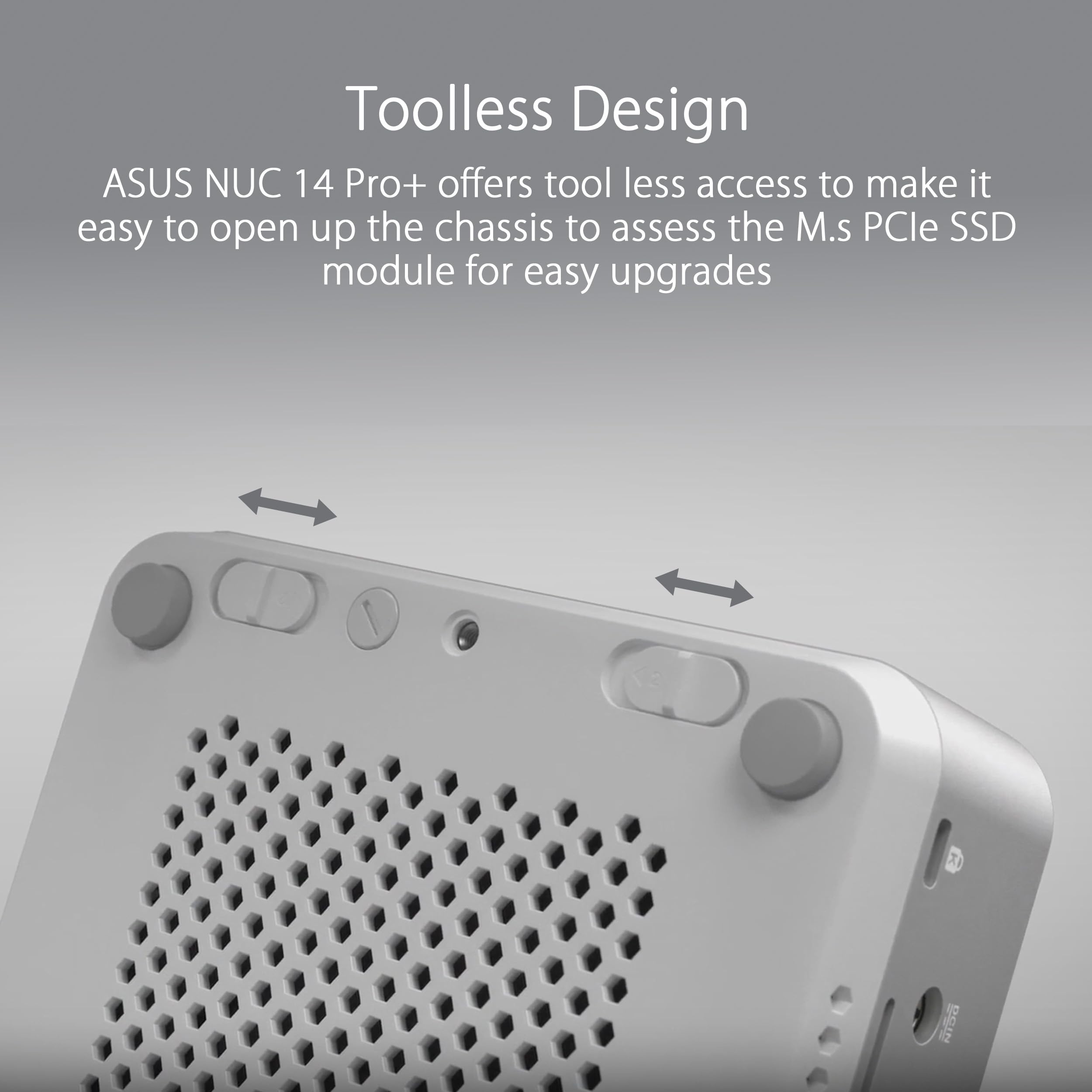 ASUS RNUC14RVSU700002I Barebone Intel Core Ultra 7 155H Kit L6 EU Cord