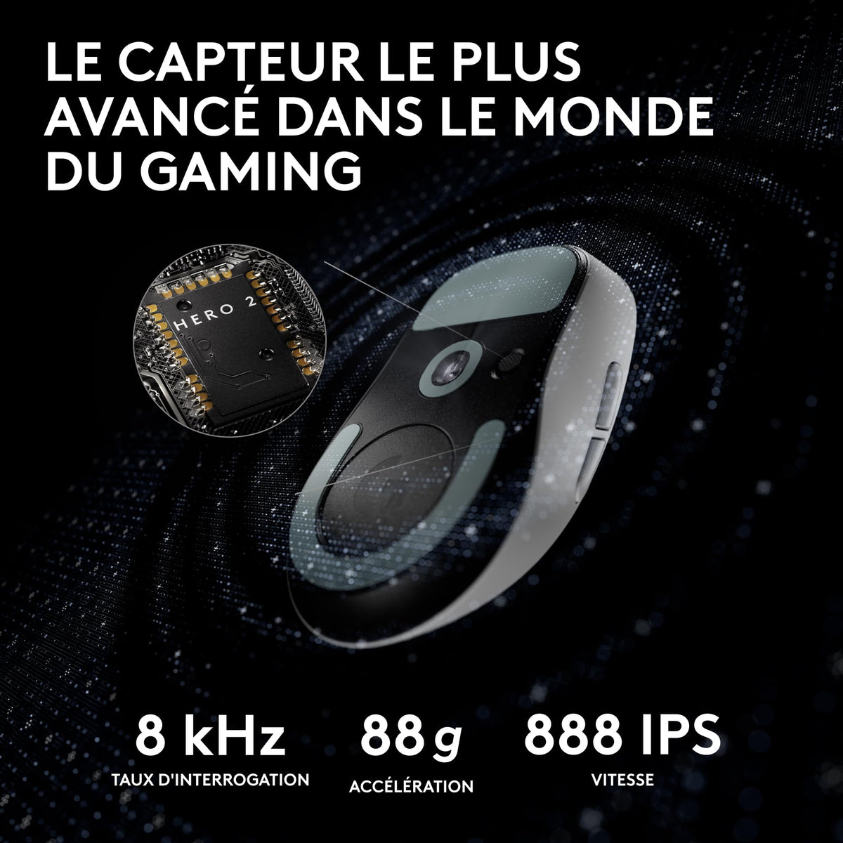 LOGITECH G PRO X SUPERLIGHT 2 Mouse optical 5 buttons wireless 2.4 GHz USB LOGITECH LIGHTSPEED receiver white