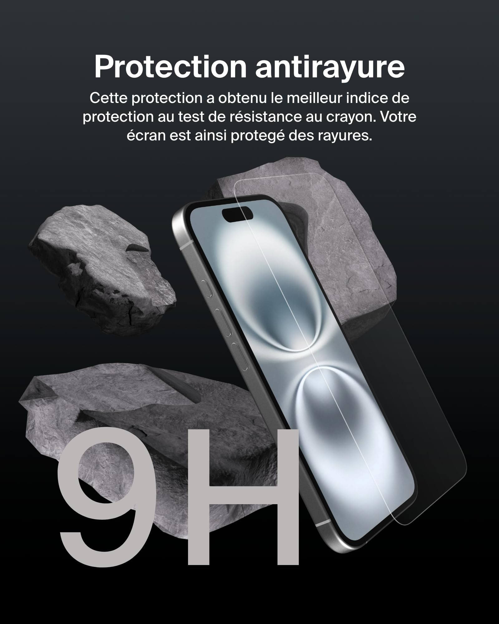 BELKIN ScreenForce Pro UltraGlass2 AM Screen Protector - iPhone 16/15/14 Pro