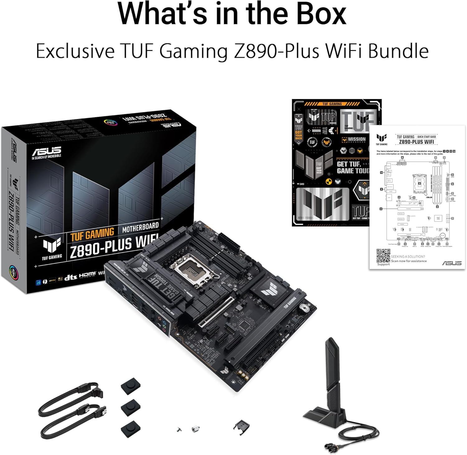 ASUS TUF GAMING Z890-PLUS WIFI LGA1851 DDR5 ATX MB