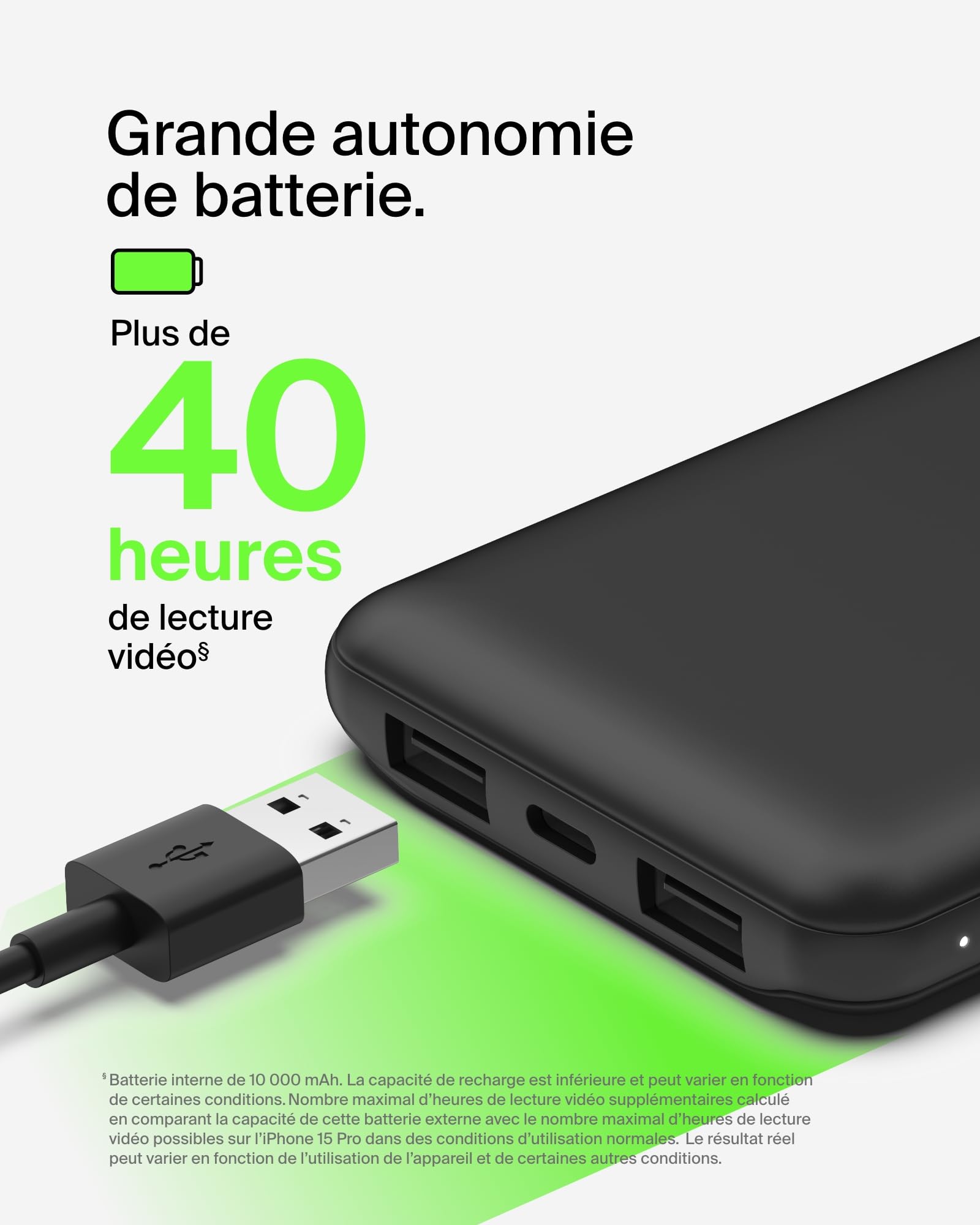 BELKIN 10k Power Bank + 25W EU + 1m C-C Bundle