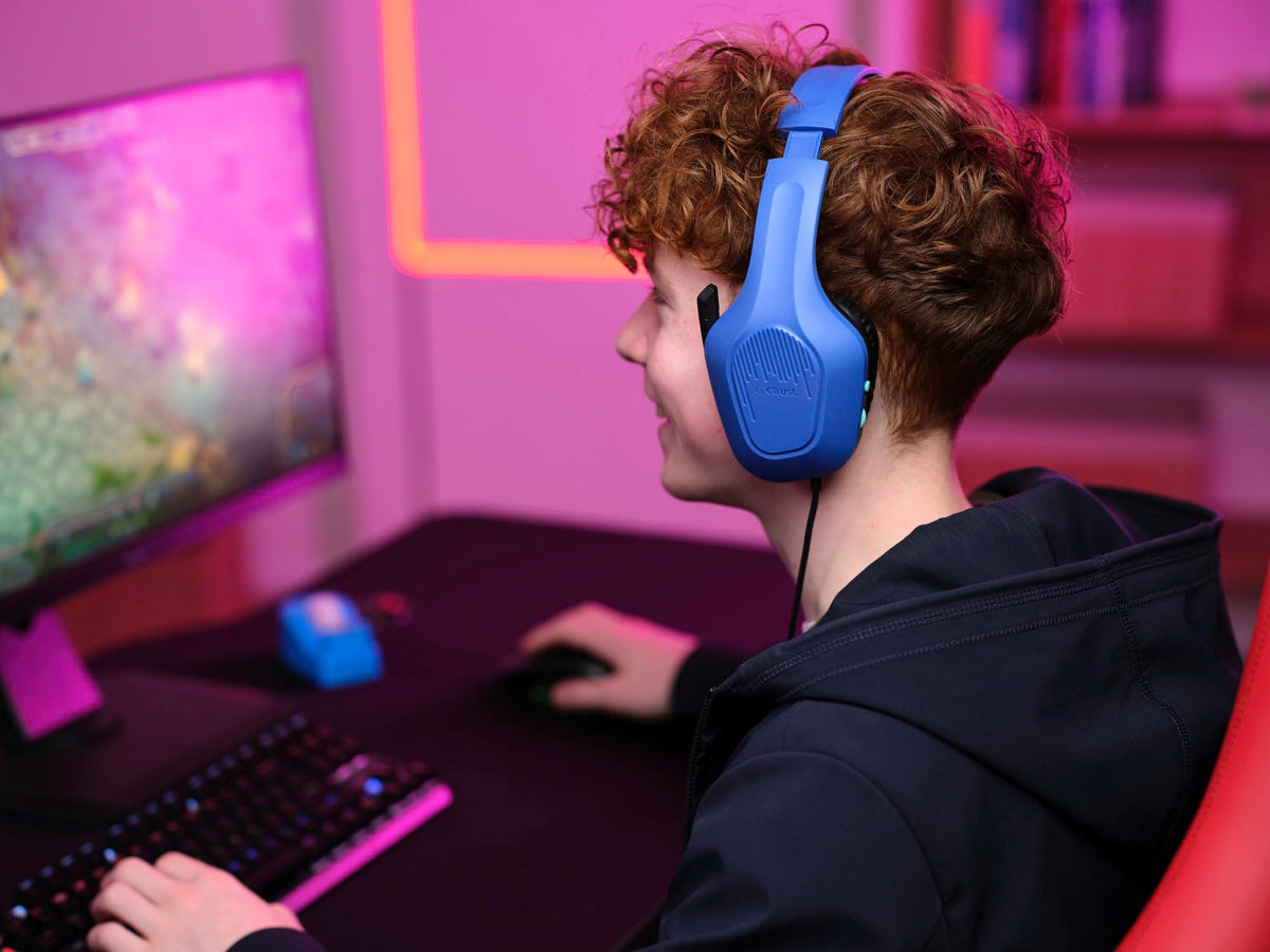 TRUST  Casque gaming ZIROX - Blue