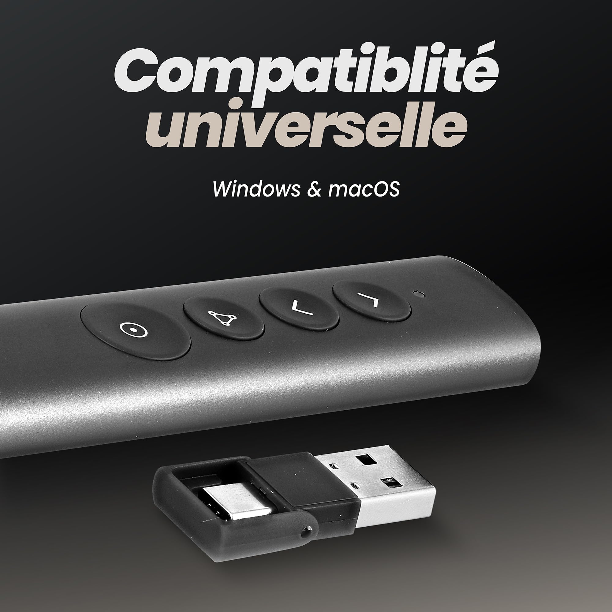 TNB Rechargeable spotlight presentation remote control AIRPRESENTER