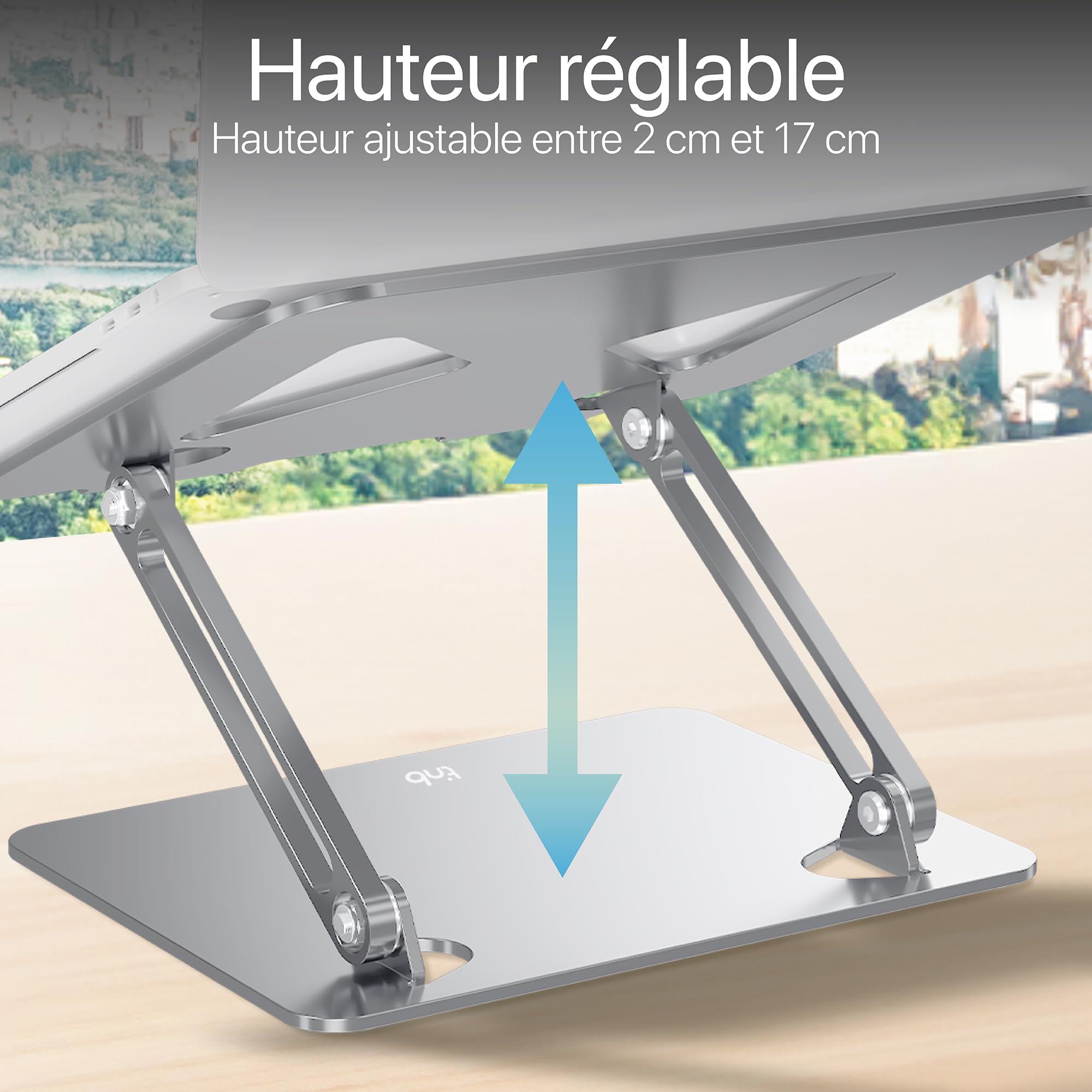 TNB iClick - Adjustable Metal Stand for Notebooks up to 17p