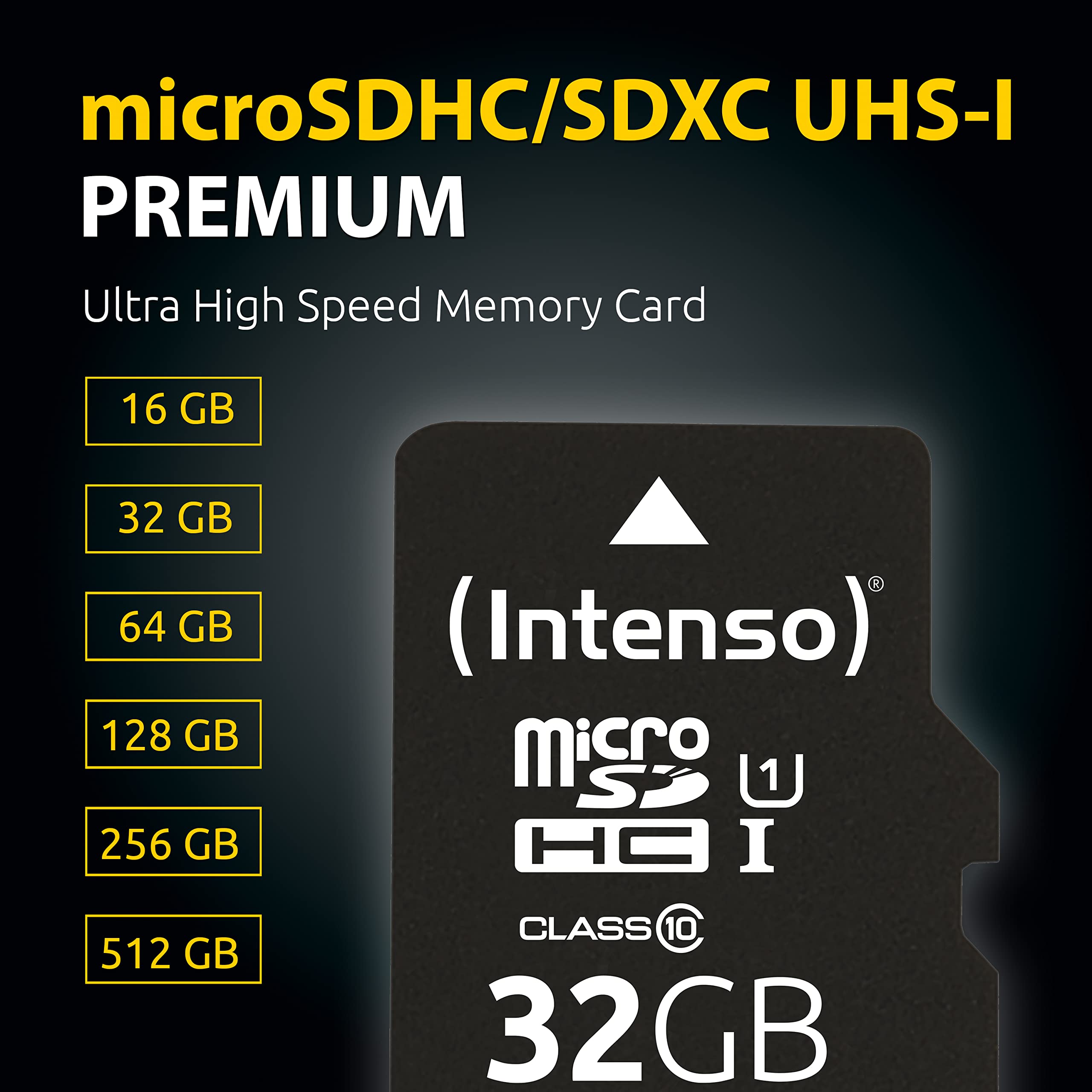 INTENSO Carte MicroSDXC UHS-I Premium Class 10 - 512 Go