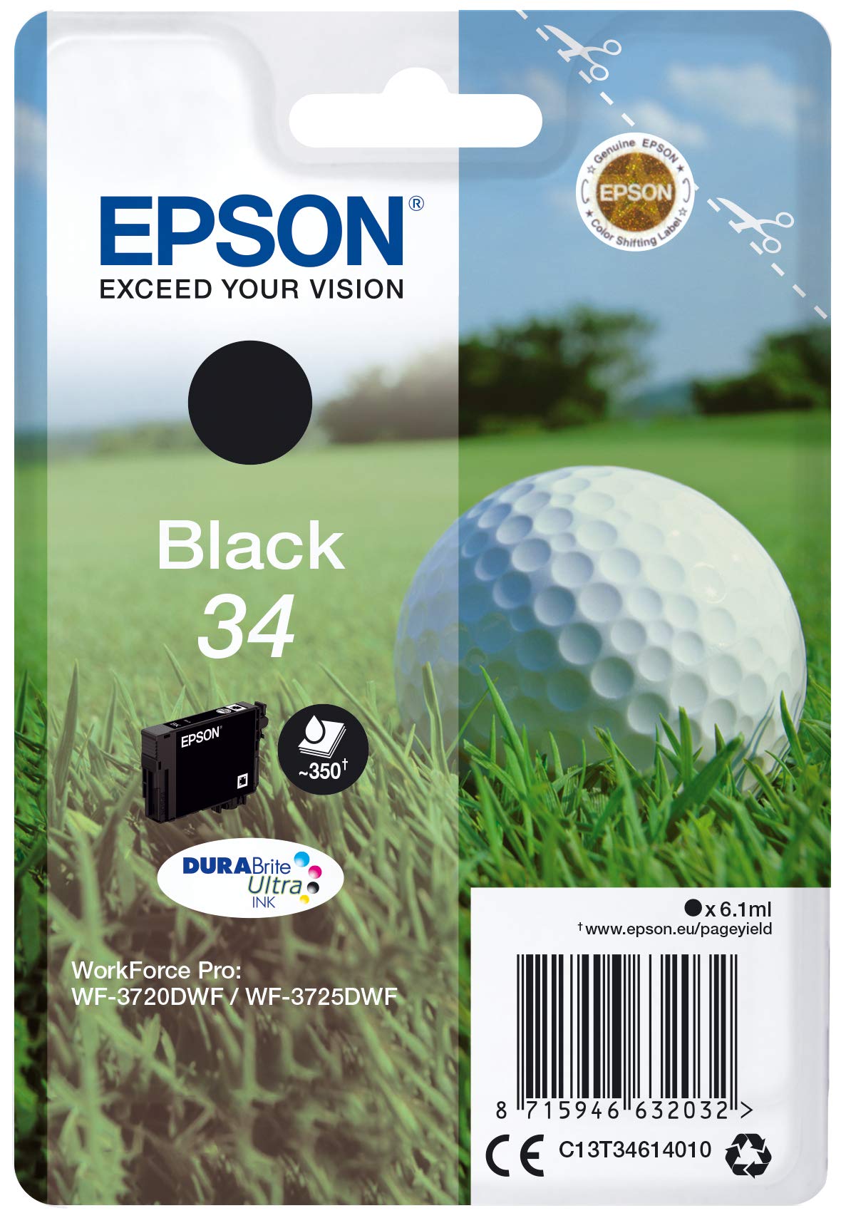 Ink/34 Golf Ball 6.1ml BK