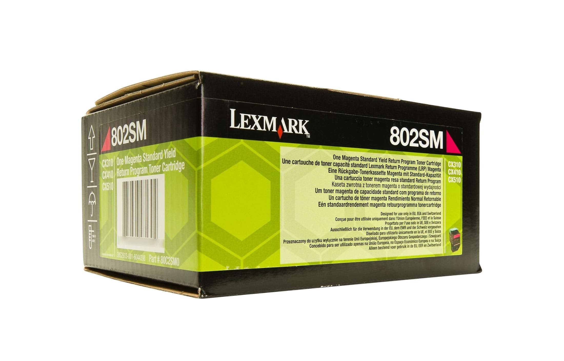 Toner LEXMARK 80C2SM0 802SM - Magenta