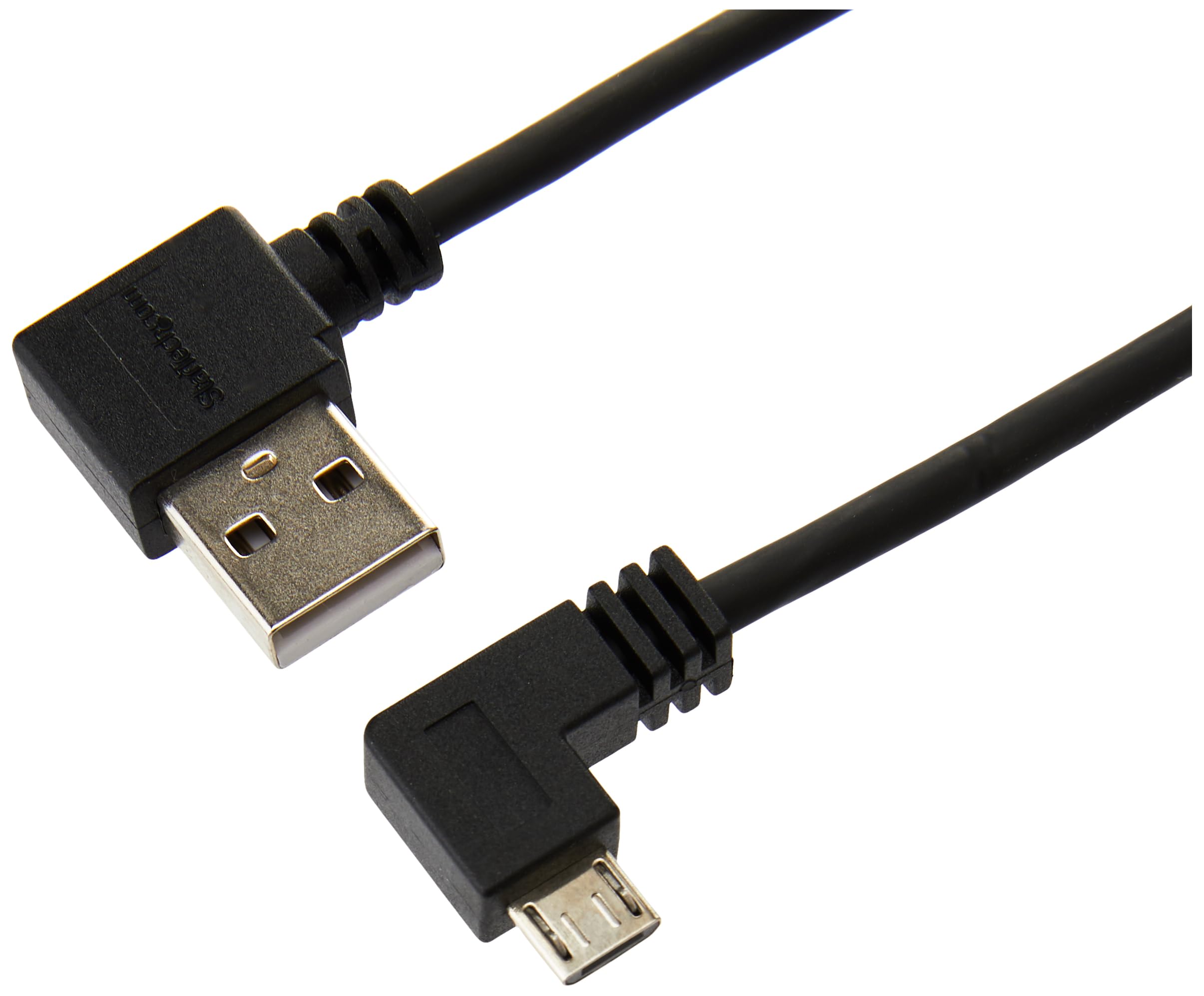 2m 6 ft Right Angle Micro-USB Cable