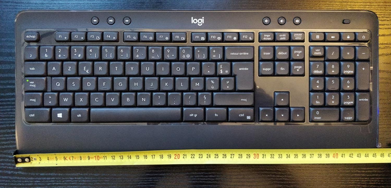 LOGITECH MK540 ADVANCED Wireless Keyboard and Mouse Combo - FRA - CENTRAL