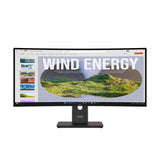 LENOVO ThinkVision T34WD-40 34p 3440x1440 Curved VA 120Hz USB-C docking 96W Mirror power button Epeat Gold TCO10