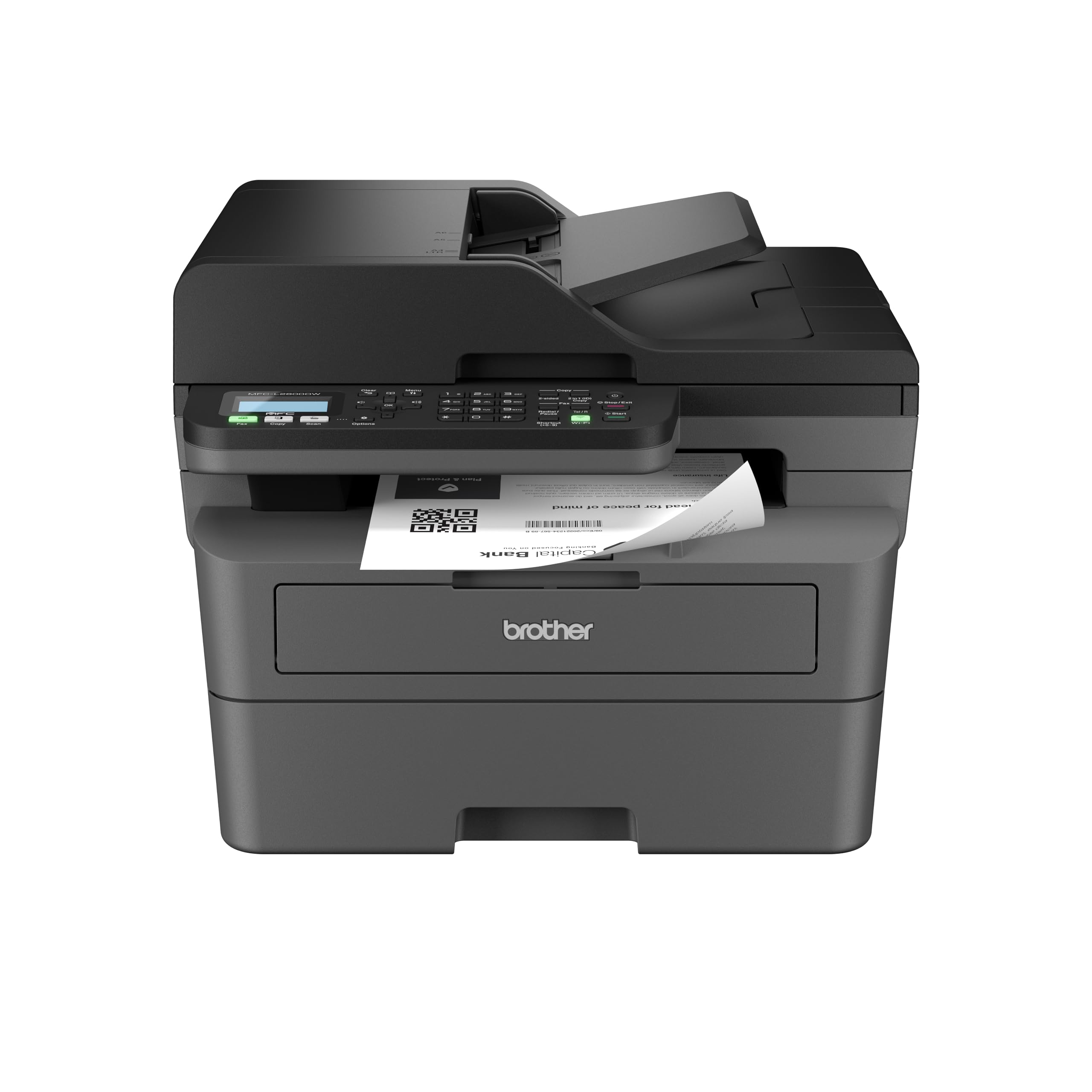 BROTHER MFC-L2800DW MFP Mono B/W laser A4 32ppm copy 32ppm print 250 sheets USB 2.0 LAN Wi-Fi