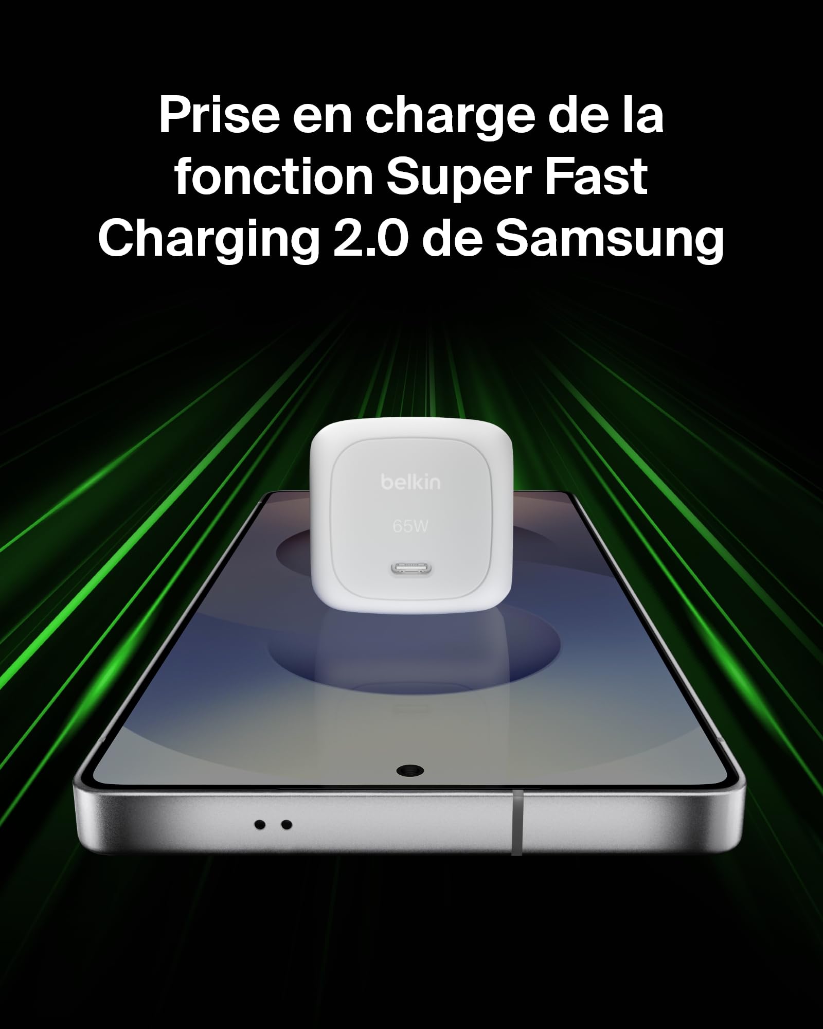 BELKIN 65W USB PD Wall Charger with PPS WHT