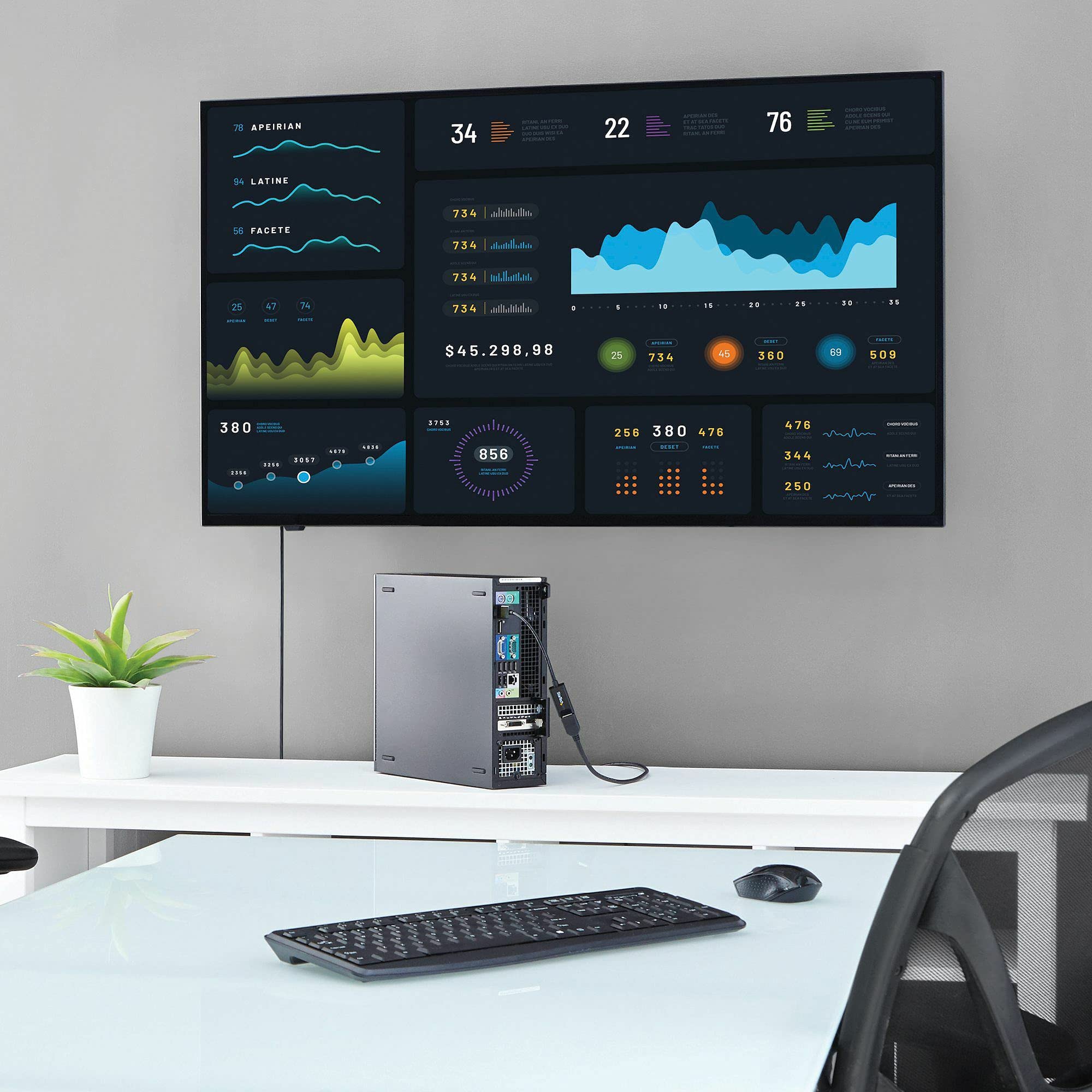 DisplayPort to HDMI 4k Adapter Converter