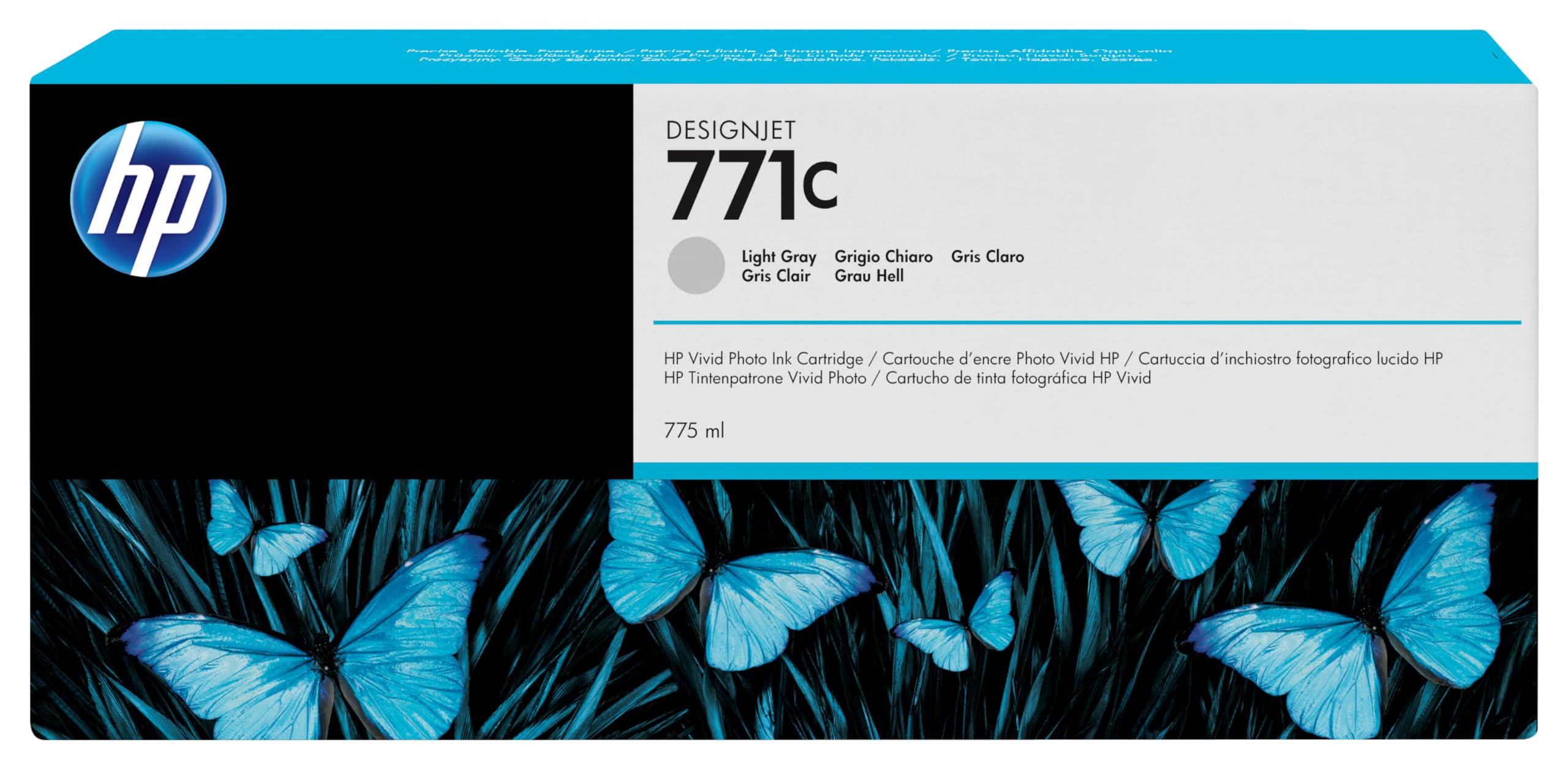 HP 771C original Ink cartridge B6Y14A light grey standard capacity 775ml 1-pack