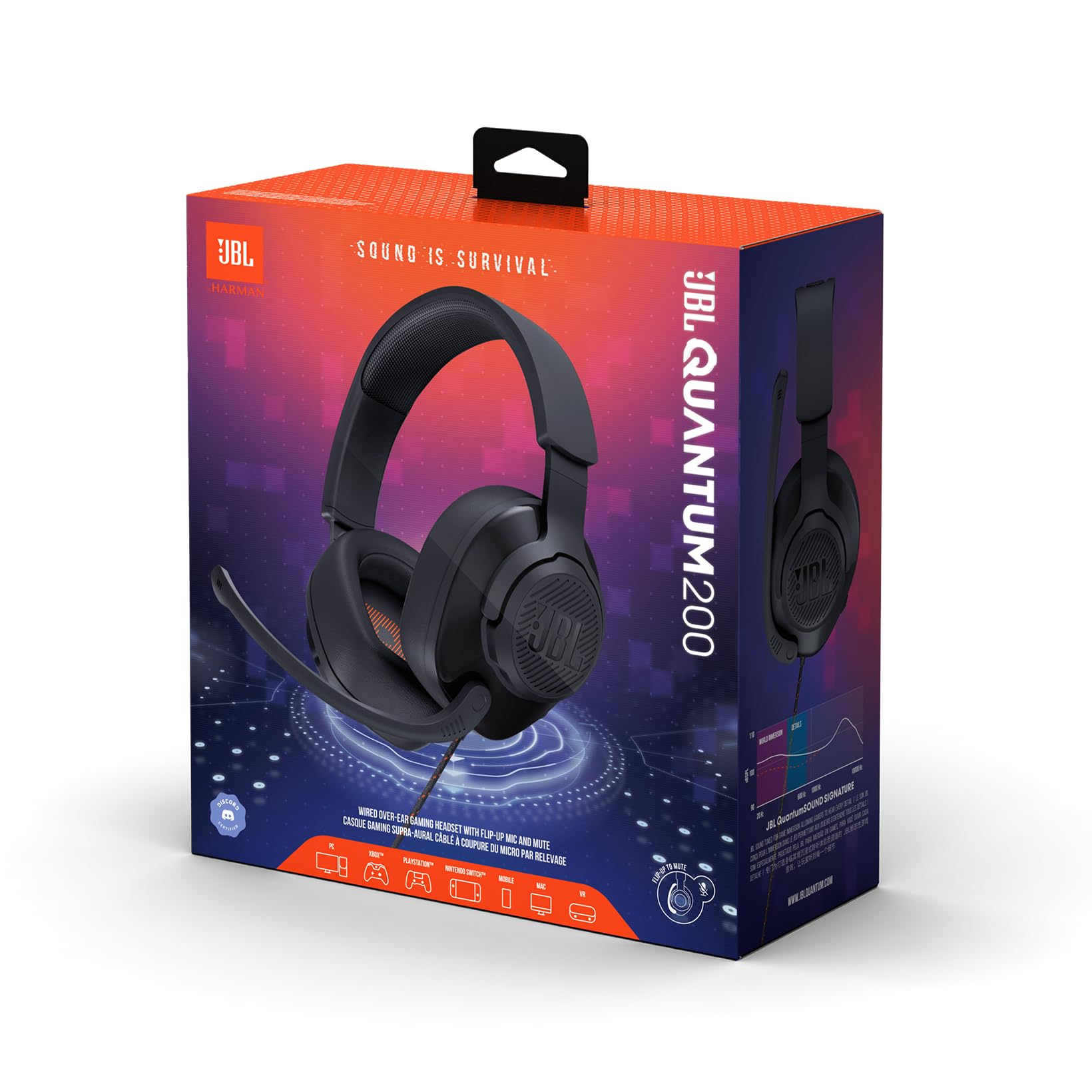 JBL Quantum 200 Noir