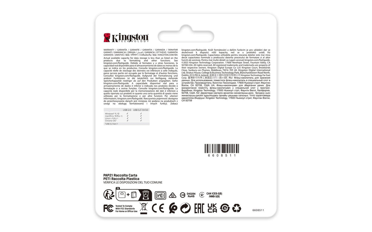 KINGSTON 128Go 220Mo/s Metal USB 3.2 Gen 1 DataTraveler SE9 G3