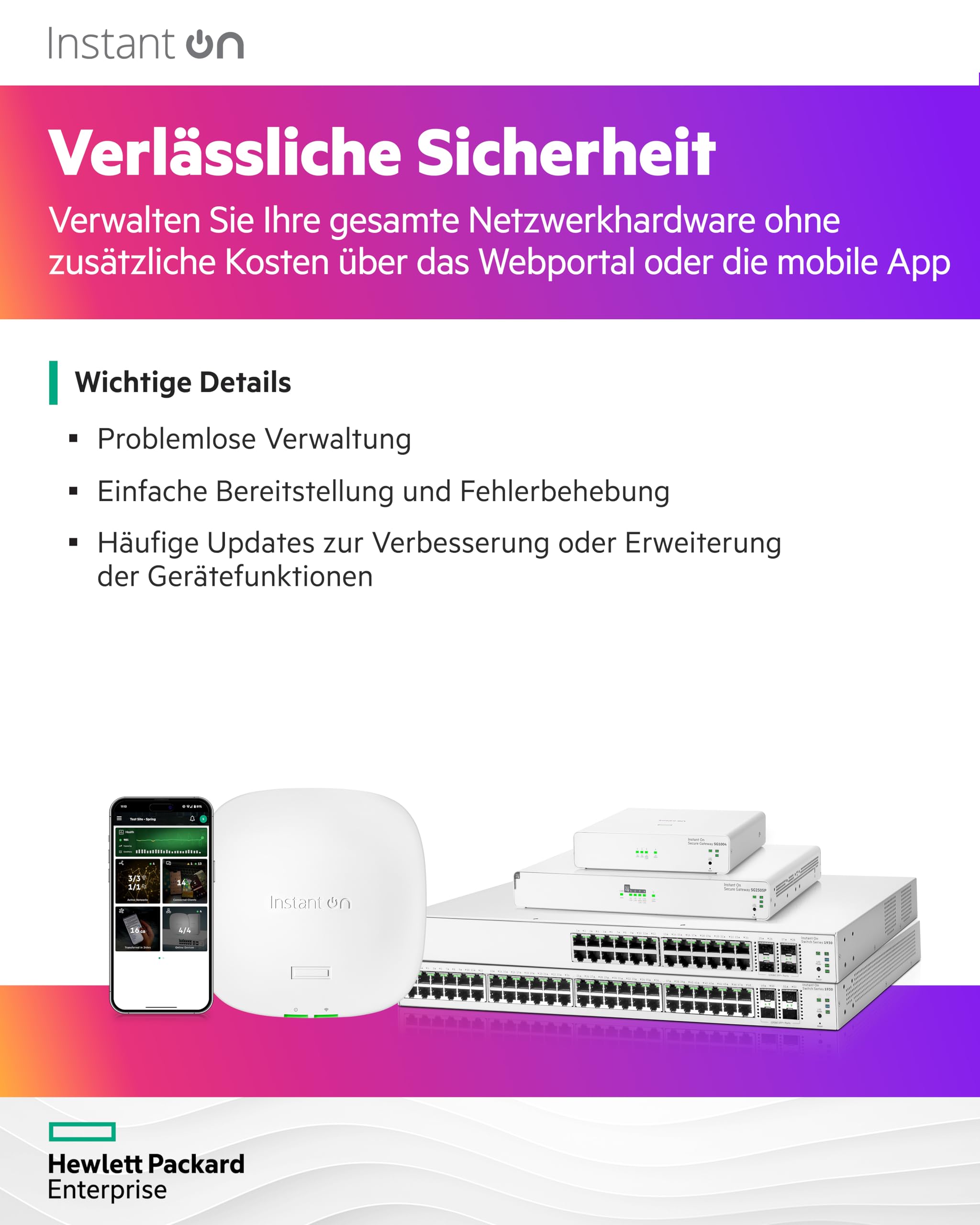 HPE Networking Instant On Secure Gateway 4-port Gigabit SG1004 EU en