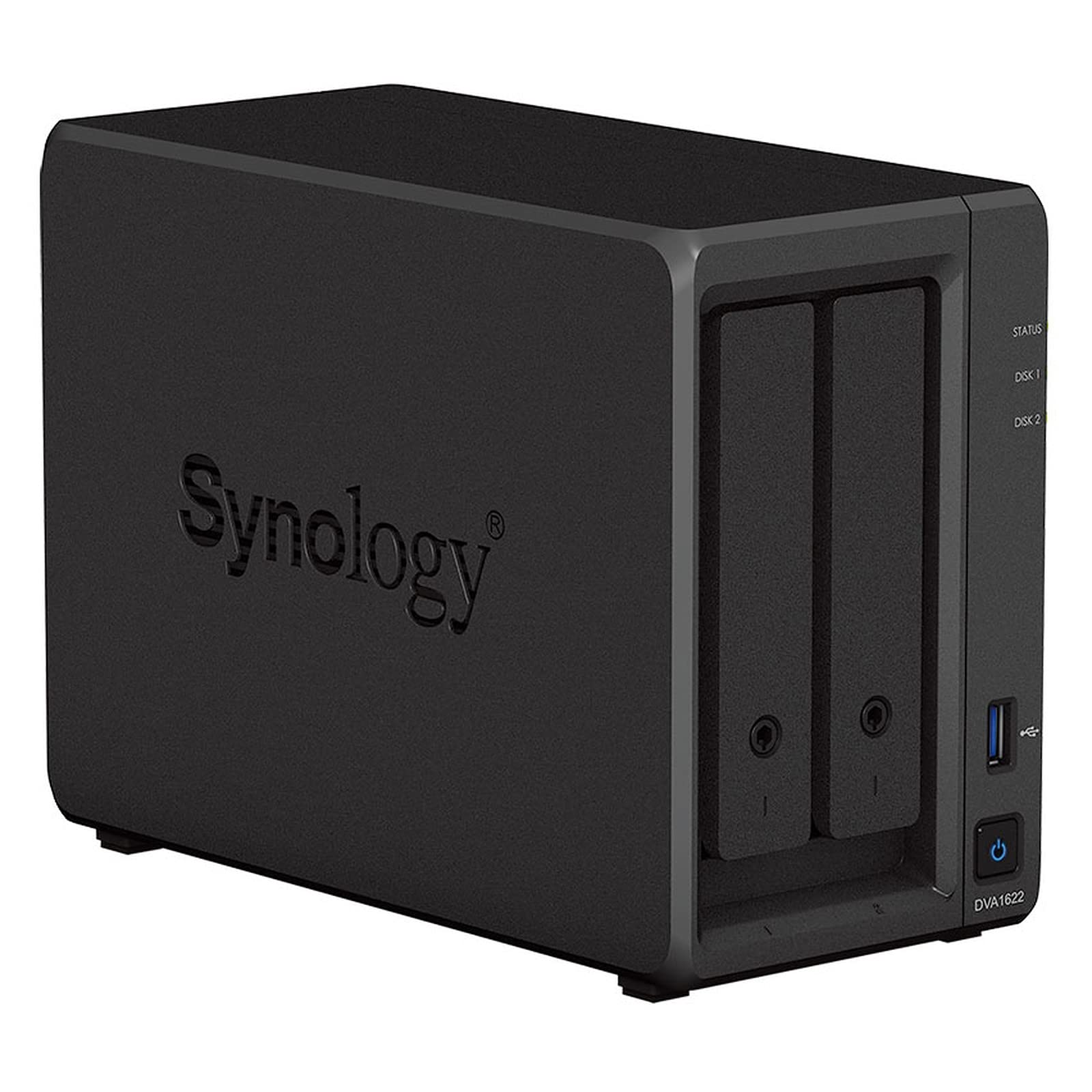 SYNOLOGY DVA1622 2-Bay Deep Learning NVR Celeron J4125 4-cores 2.0GHz 6Go DDR4 2xUSB 3.2 Gen1 HDMI 3.5p SATA HDD