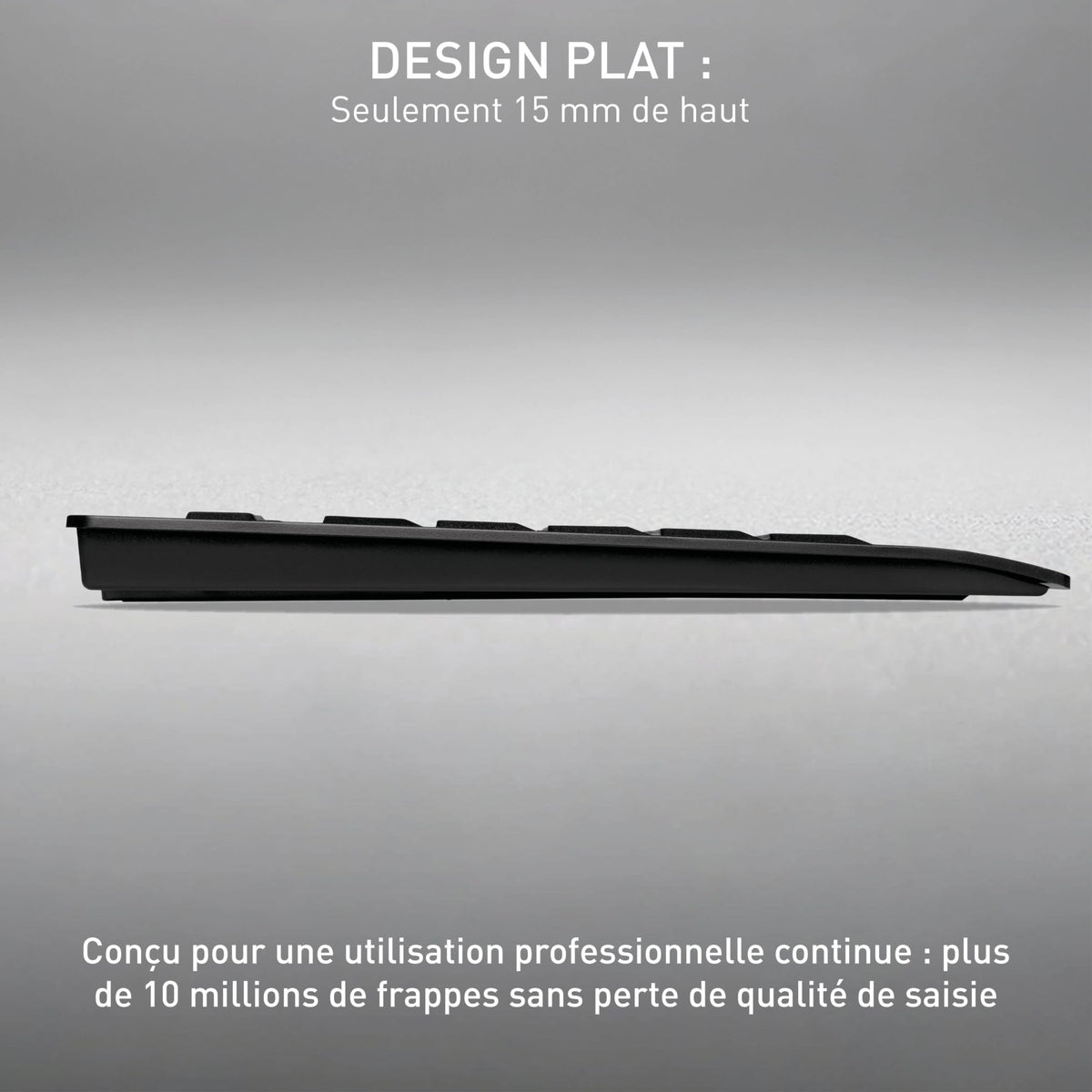 CHERRY Pack clavier & souris B.Unlimited 3.0 Sans fil noir
